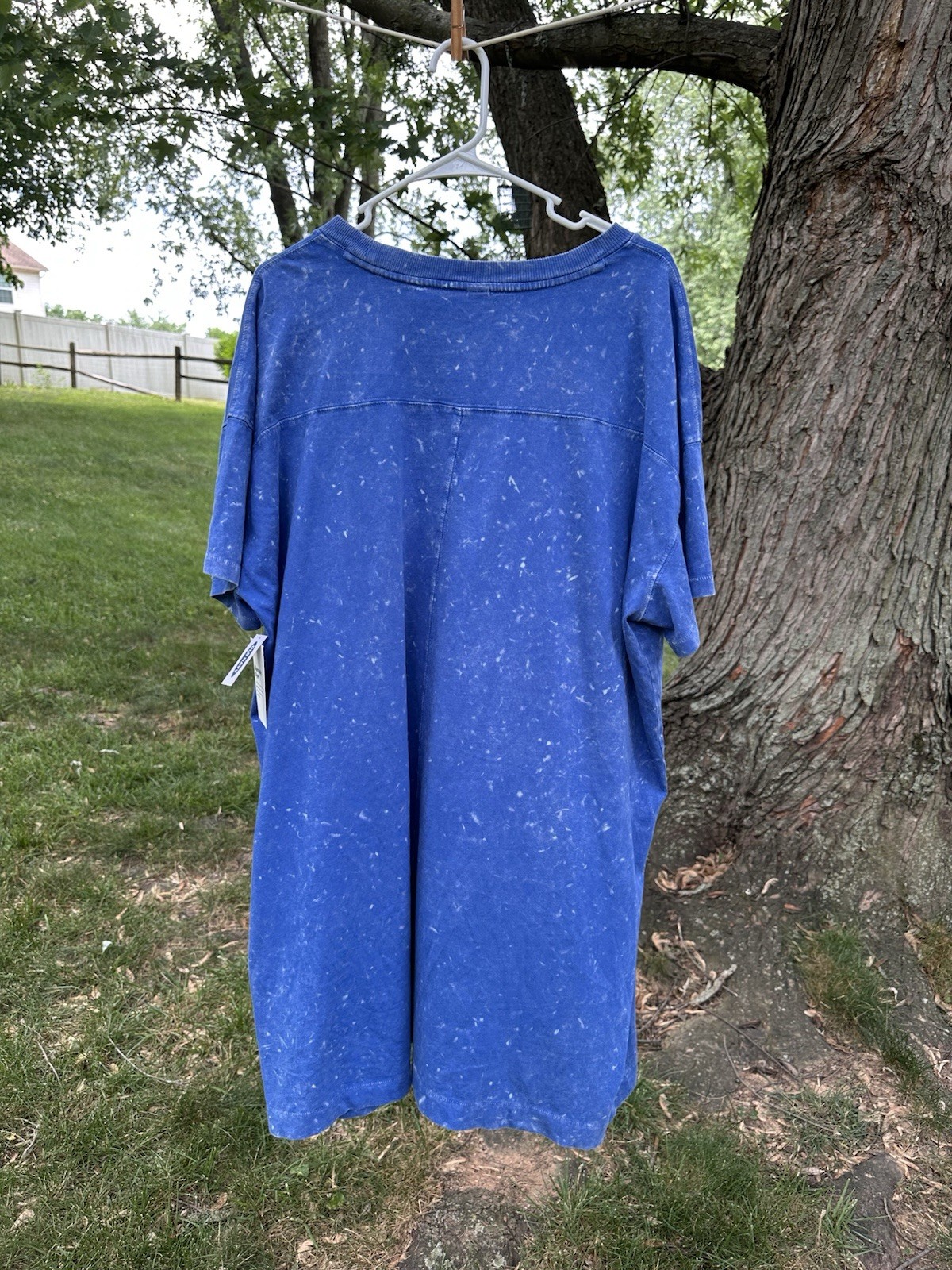 NWT, Blue&White, Old Navy, T-Shirt, Dress,W/Front Chest Pocket, Size XXL