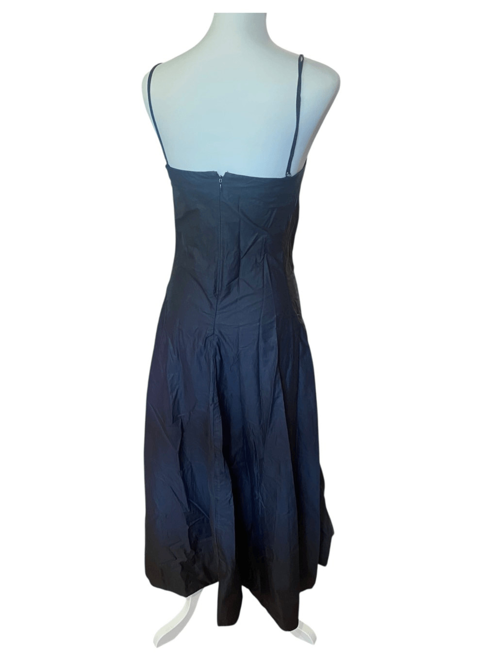 3.1 Phillip Lim Spaghetti Strap Midi Black Dress with Pockets Size 8 MSRP: $650