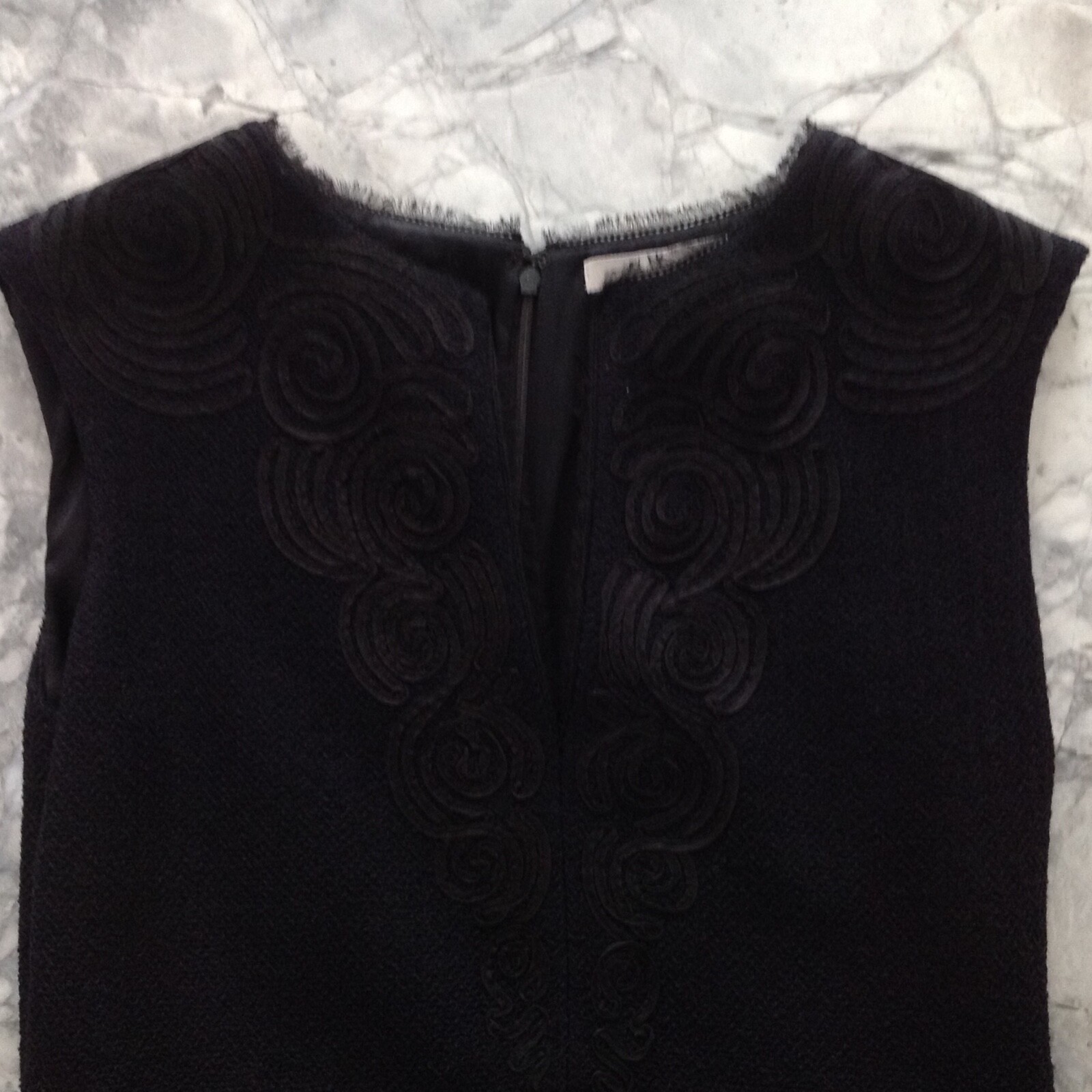 St. John Couture Excellent Condition Gorgeous Dress Black Knit Size 4 Small