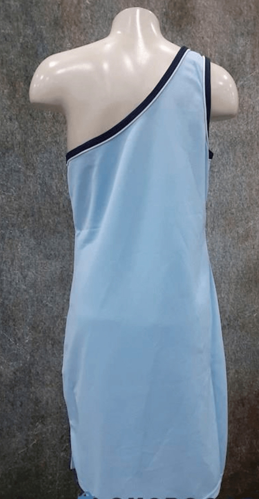 Soho Babe Hardball Classic Sports One Shoulder Dress Size Large