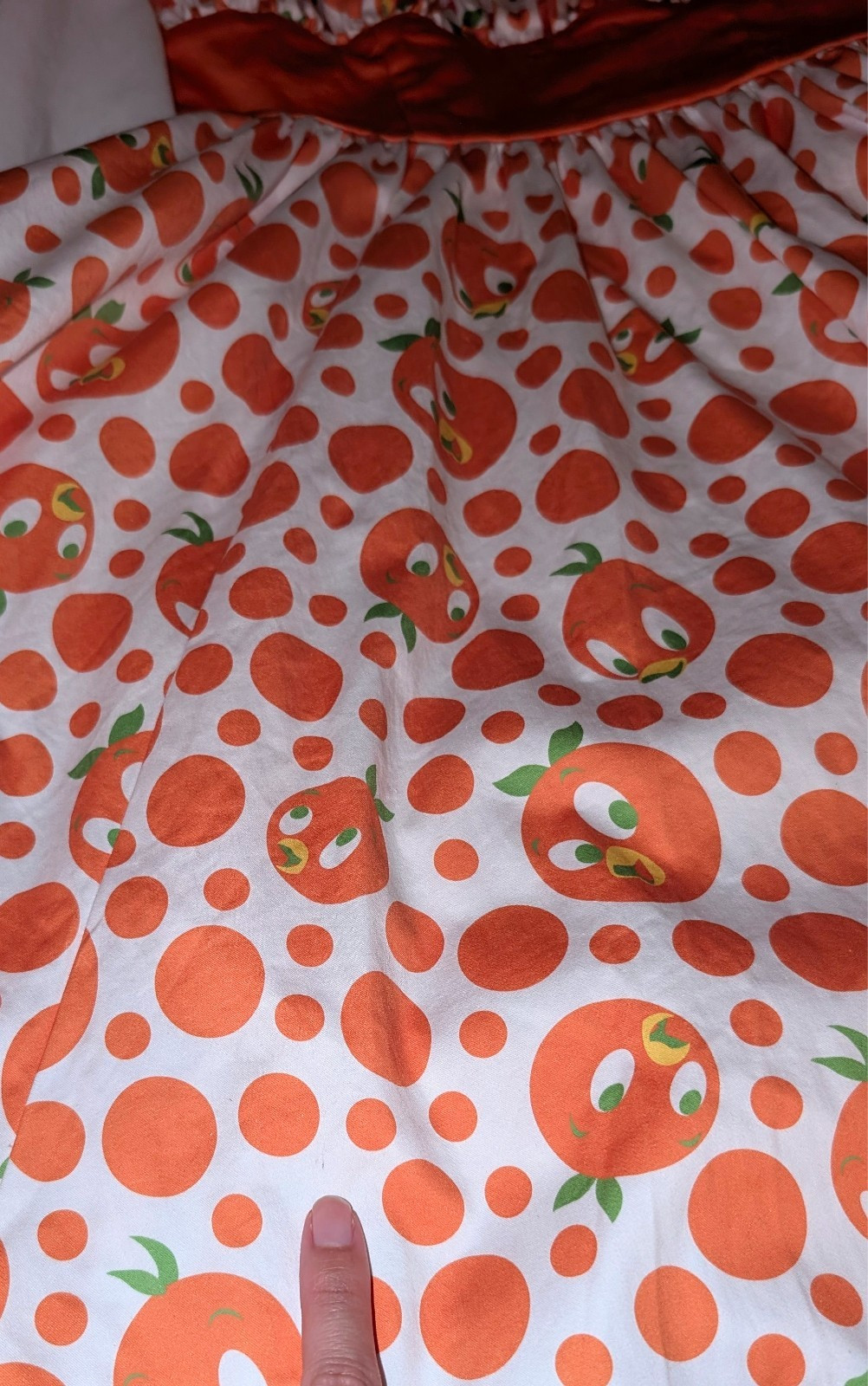 Disney Parks Authentic Original Medium Orange Bird Dress The Dress Shop pockets