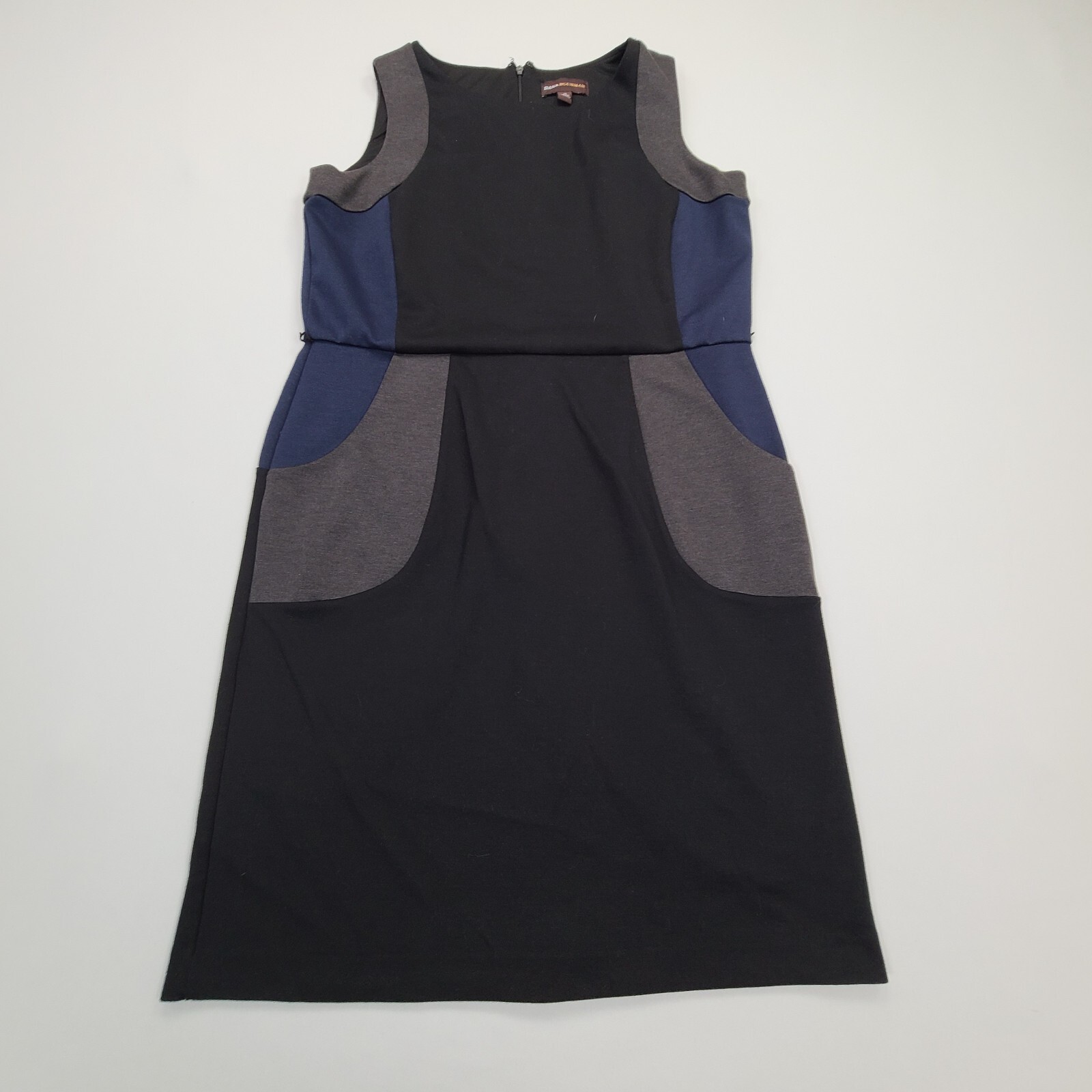 Dana Bachman Dress Womens 12 Black Sheath Stylish Casual Comfort Ladies