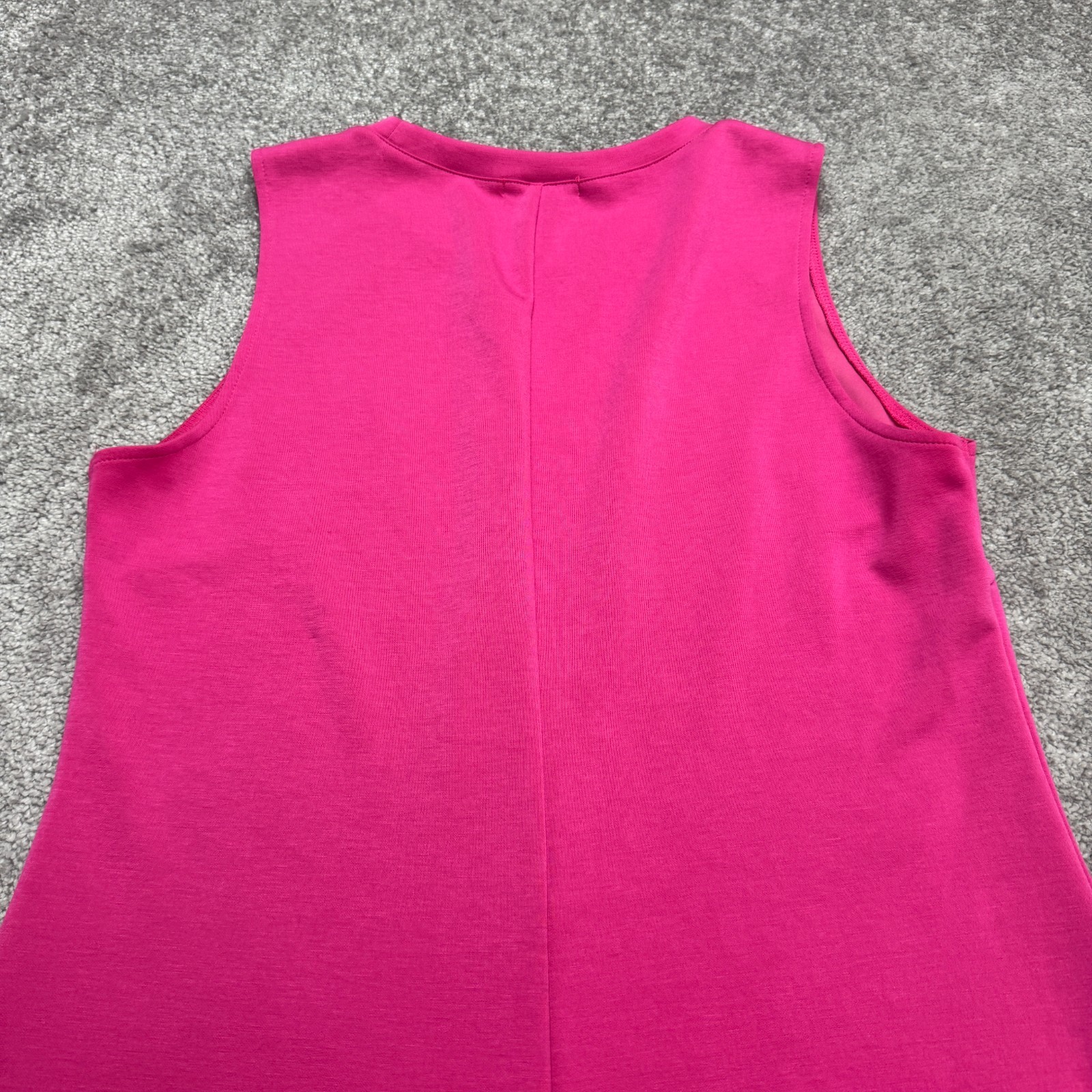 Sampeel Sleeveless Shift Tank Mini Dress Women Medium Pink Casual Stretch Summer