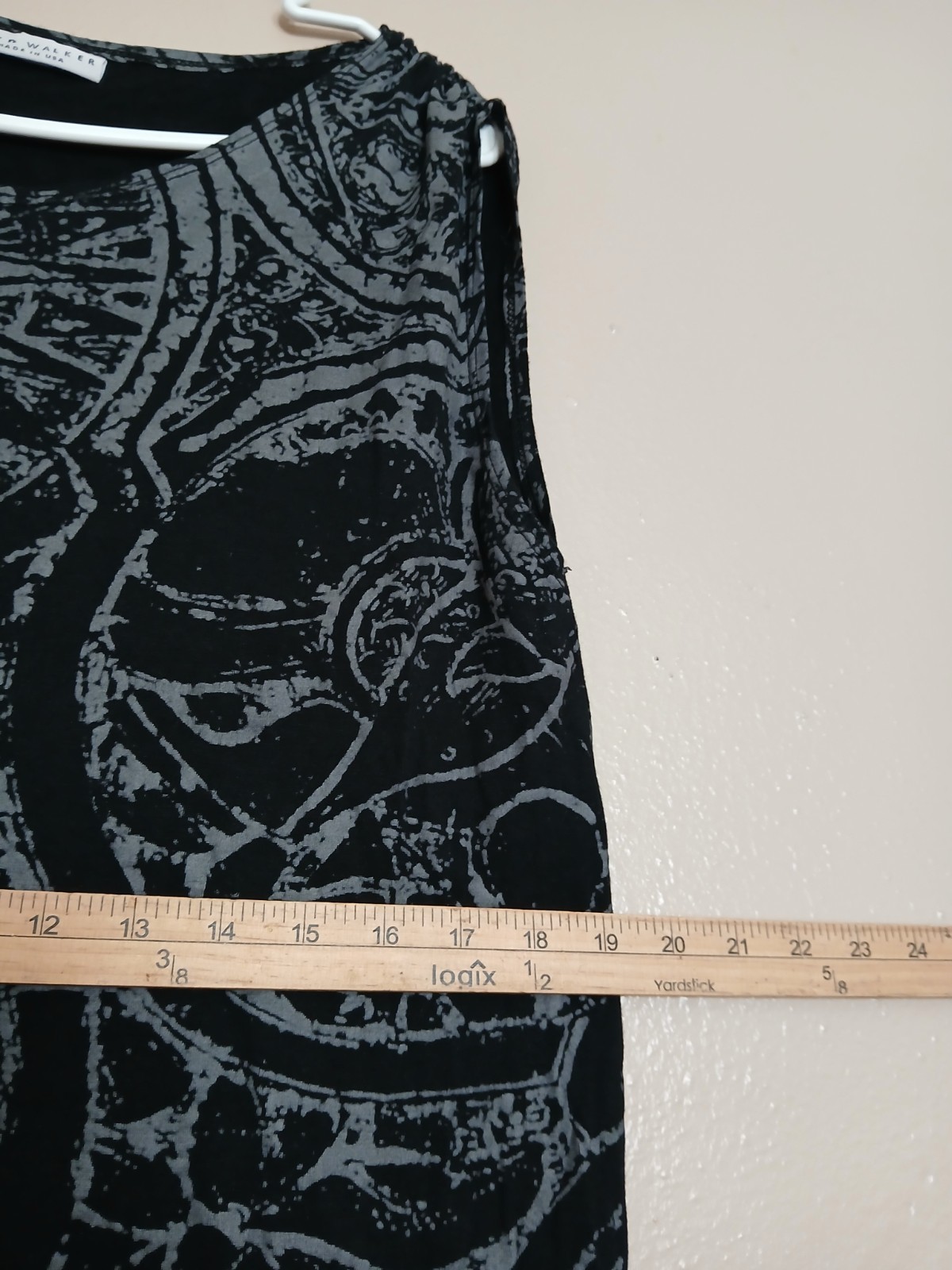 Bryn Walker Dress Large Assymetric Artsy Lagenlook Boho French Terry USA Made