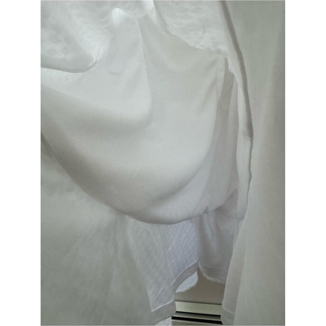 Cotton Candy LA White Ruched Mini Dress Spaghetti Strap Western Bodycon Size S