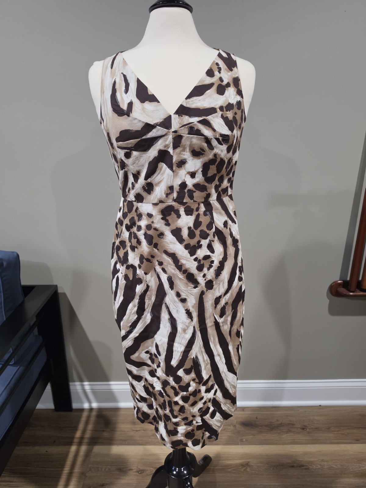 Max Mara studio animal print dress size 8