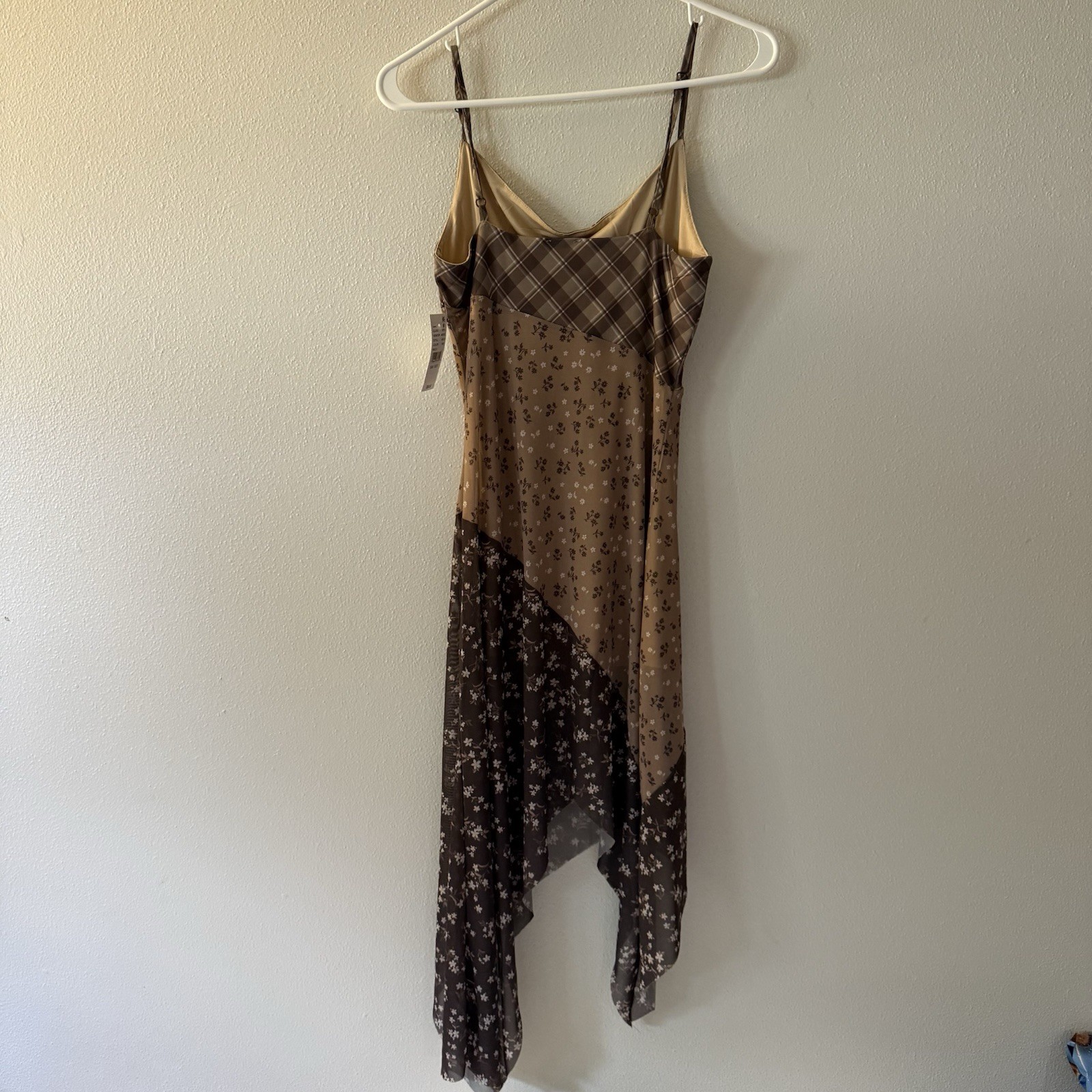 Pacsun Beverly and Beck Multicolor Floral Midi Slip Dress Spaghetti Strap Size S
