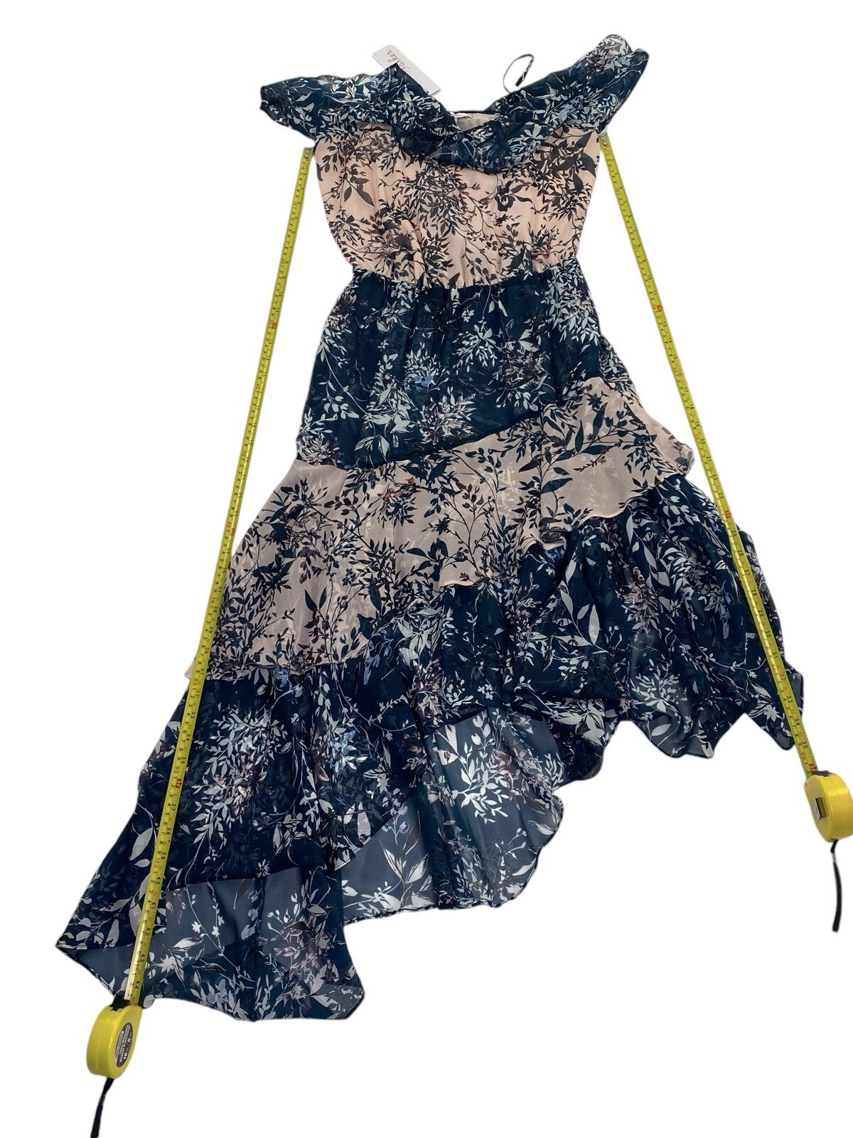 NWT $348 PARKER Silk Dress Boho Chic Festival Coquette Midi to Maxi XS