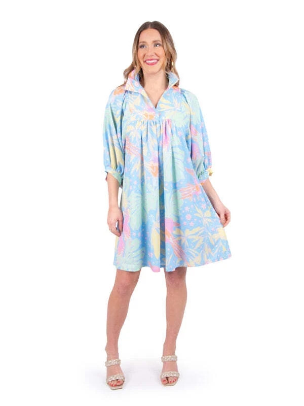 Emily McCarthy Oversized Size S NEW W/Tag ($278) Stella Dress / Parrot Party