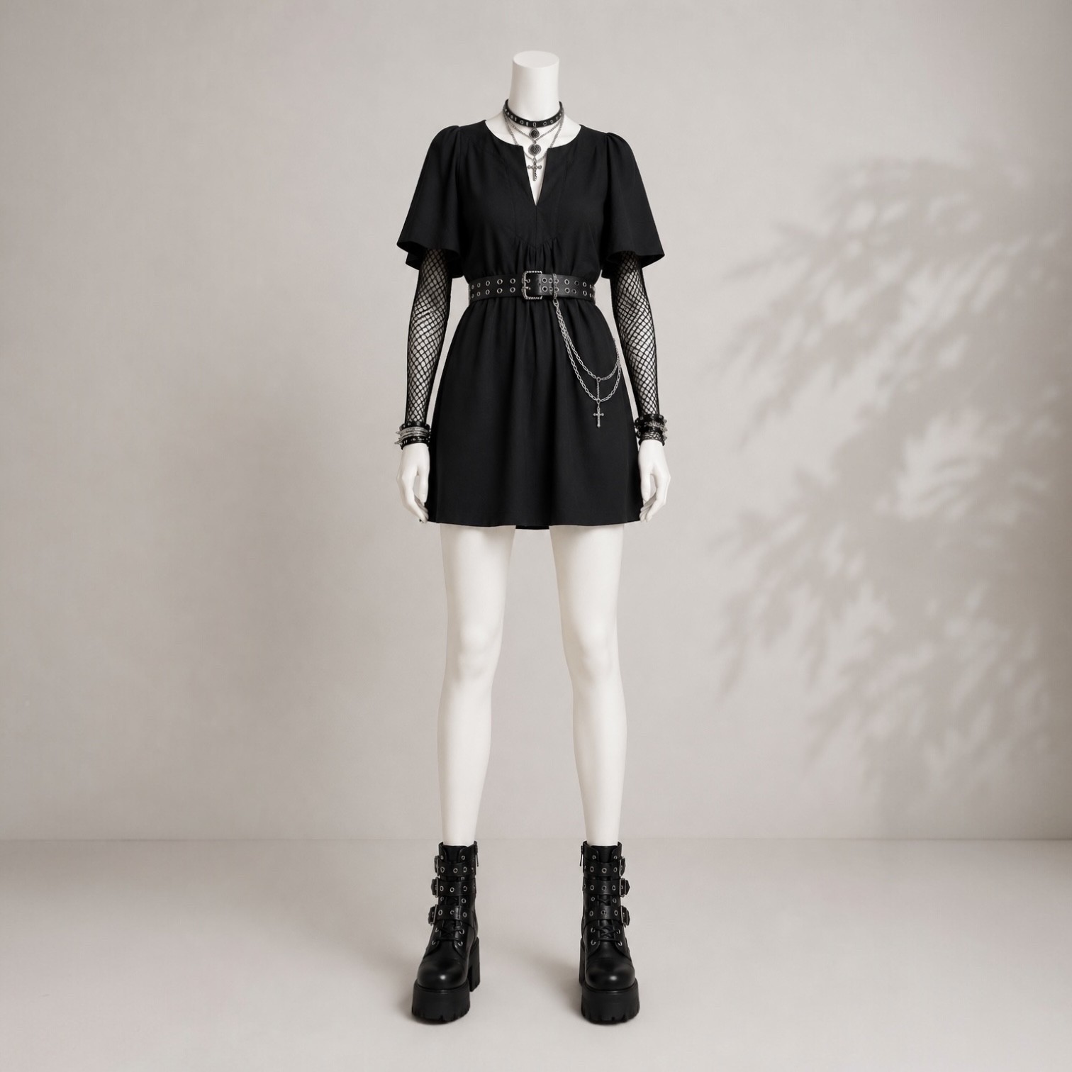 Tuckernuck Pomander Place Finley Dress S Black Minimalist Cotton Mini Shift