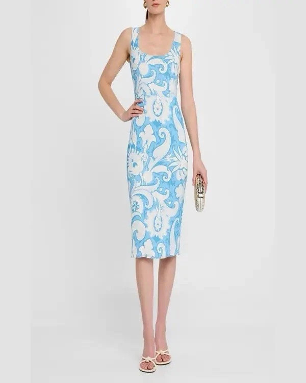 $1690 NEW Etro Summer Macro flower Cady Sheath Dress SZ IT: 36 US: 0