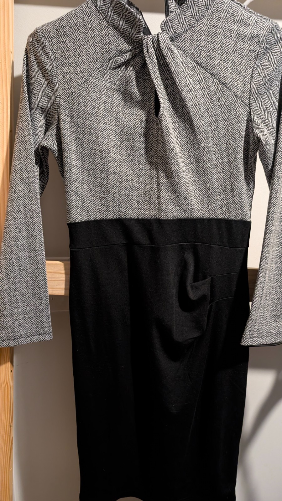 Women’s Dress grey black Homeyee medium