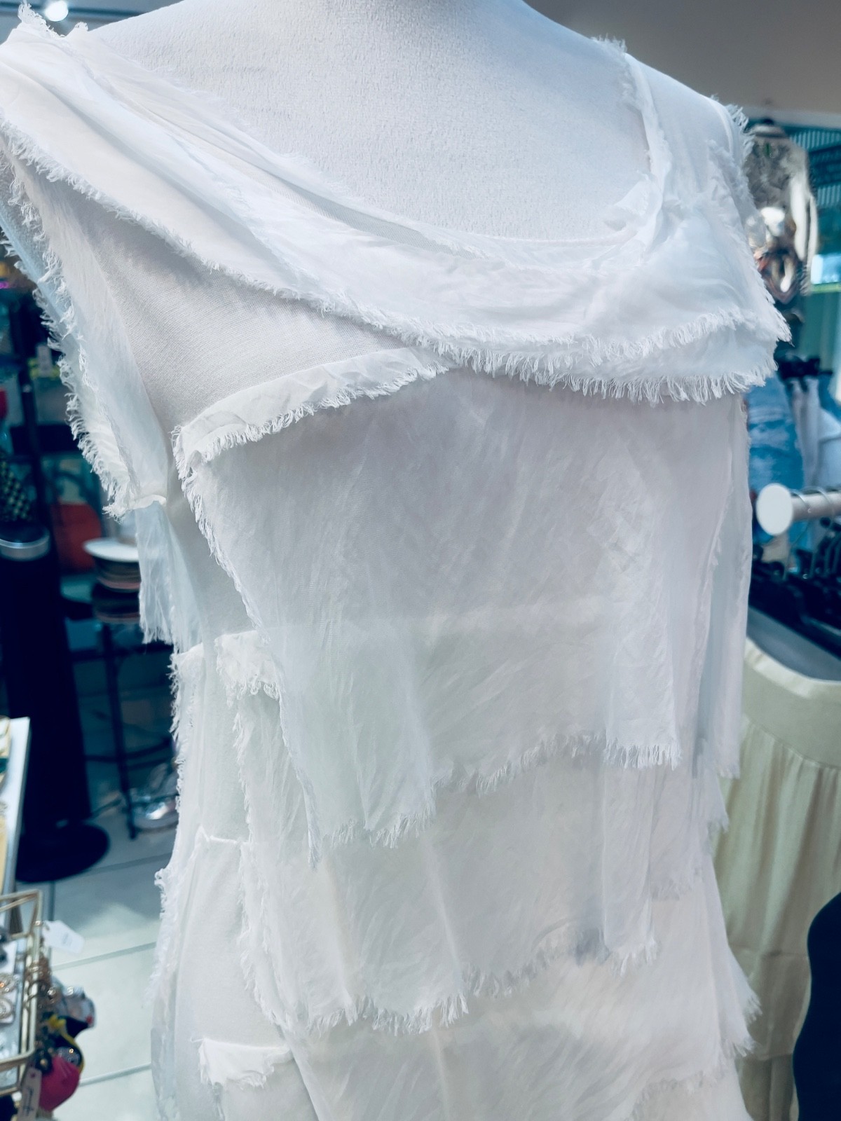 Cocktail dress, made in Italy, 70% viscose, 30% silk