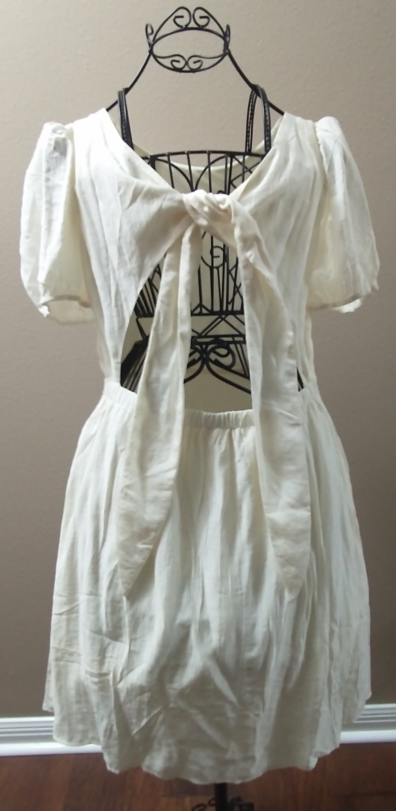 Listicle Cream Dress