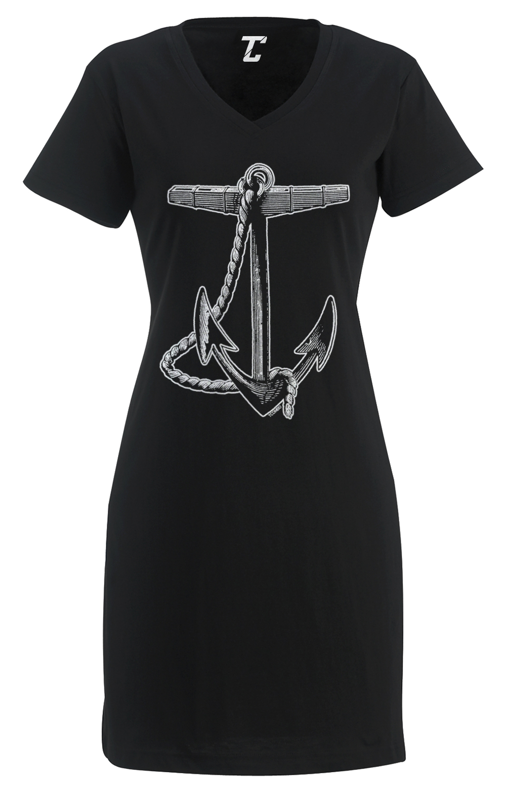 Anchor – Nautical Marine Boat Yacht Fishing Ocean Water Women’s Dress