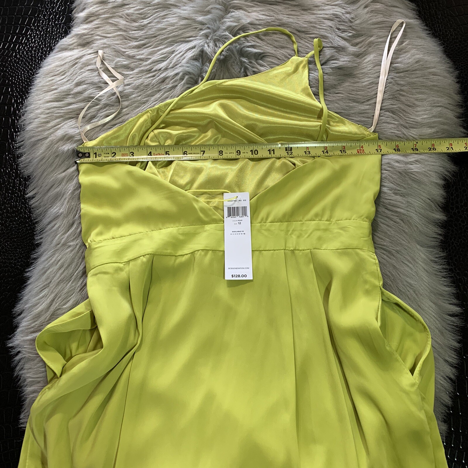 NWT BCBGeneration Lovely One Shoulder Party Dress Size 12 $128