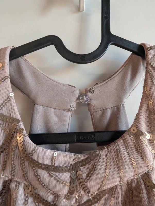 Sorella Vita Beaded Maxi Bridesmaid Dress UK 14 BNWT Blush Pink Occasion