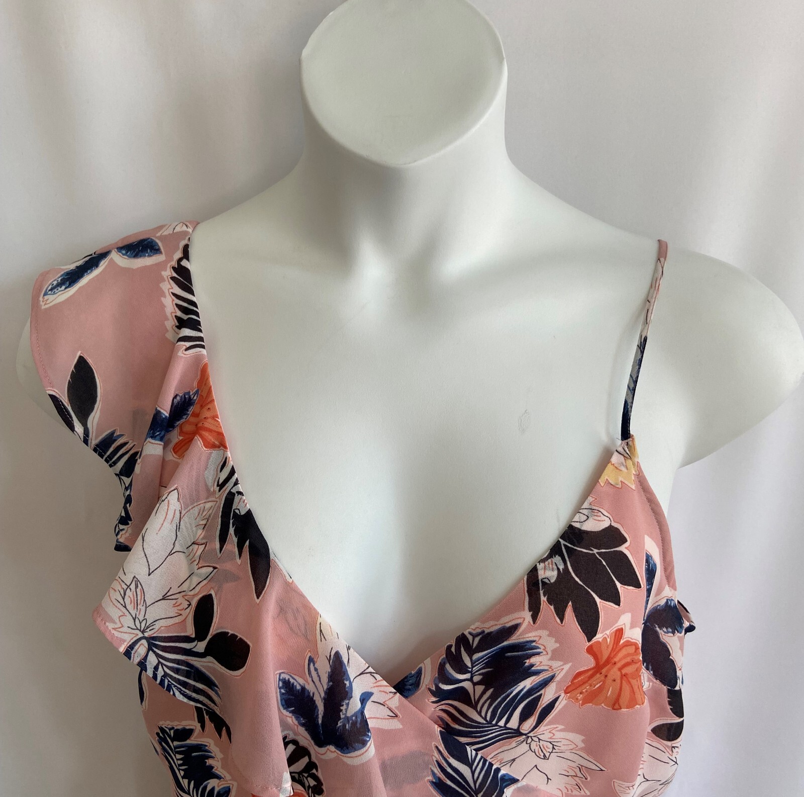 A.N.D EAWY ladies size L floral print dress.