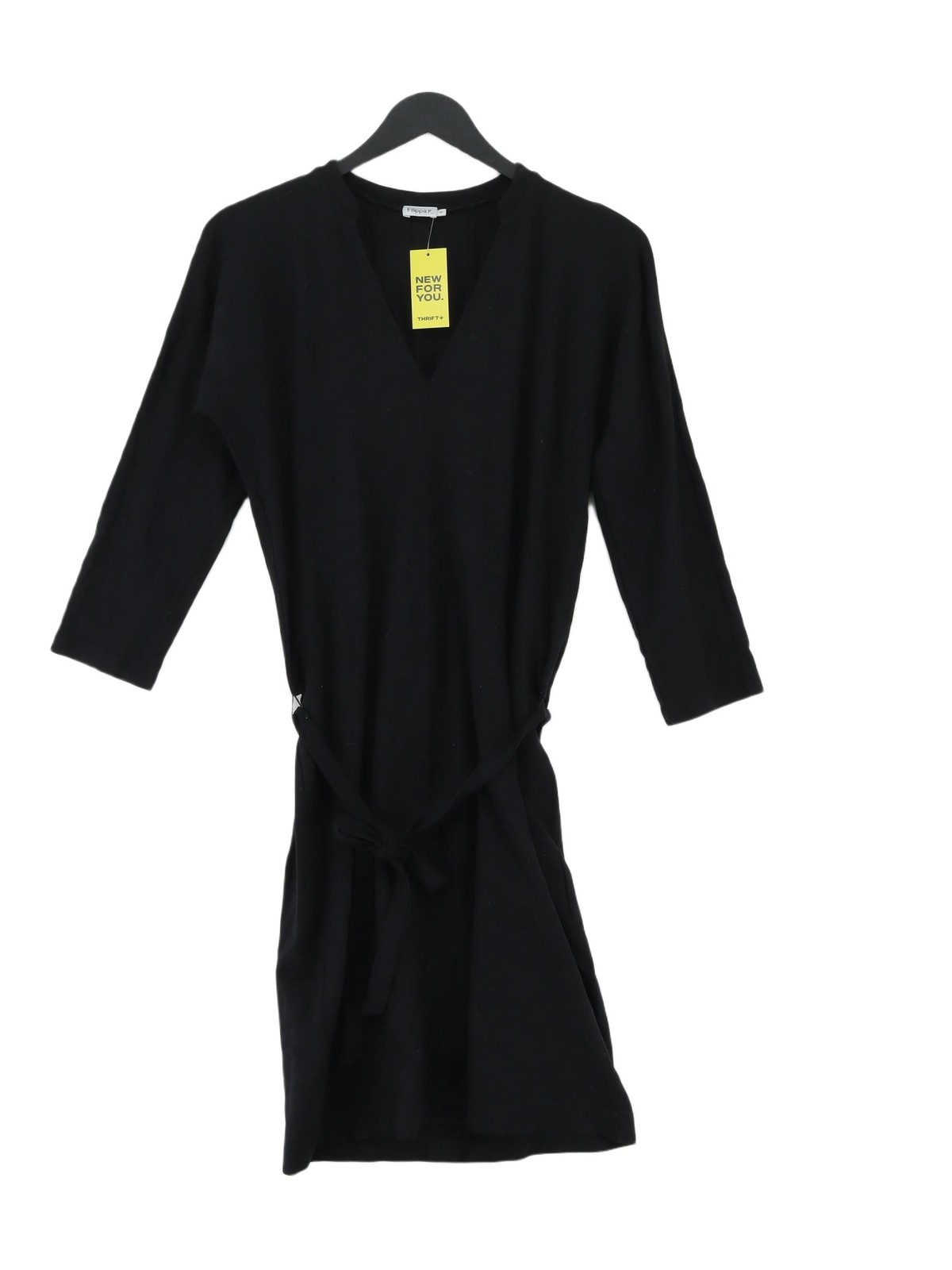 Filippa K A-Line Midi Dress XS in Black