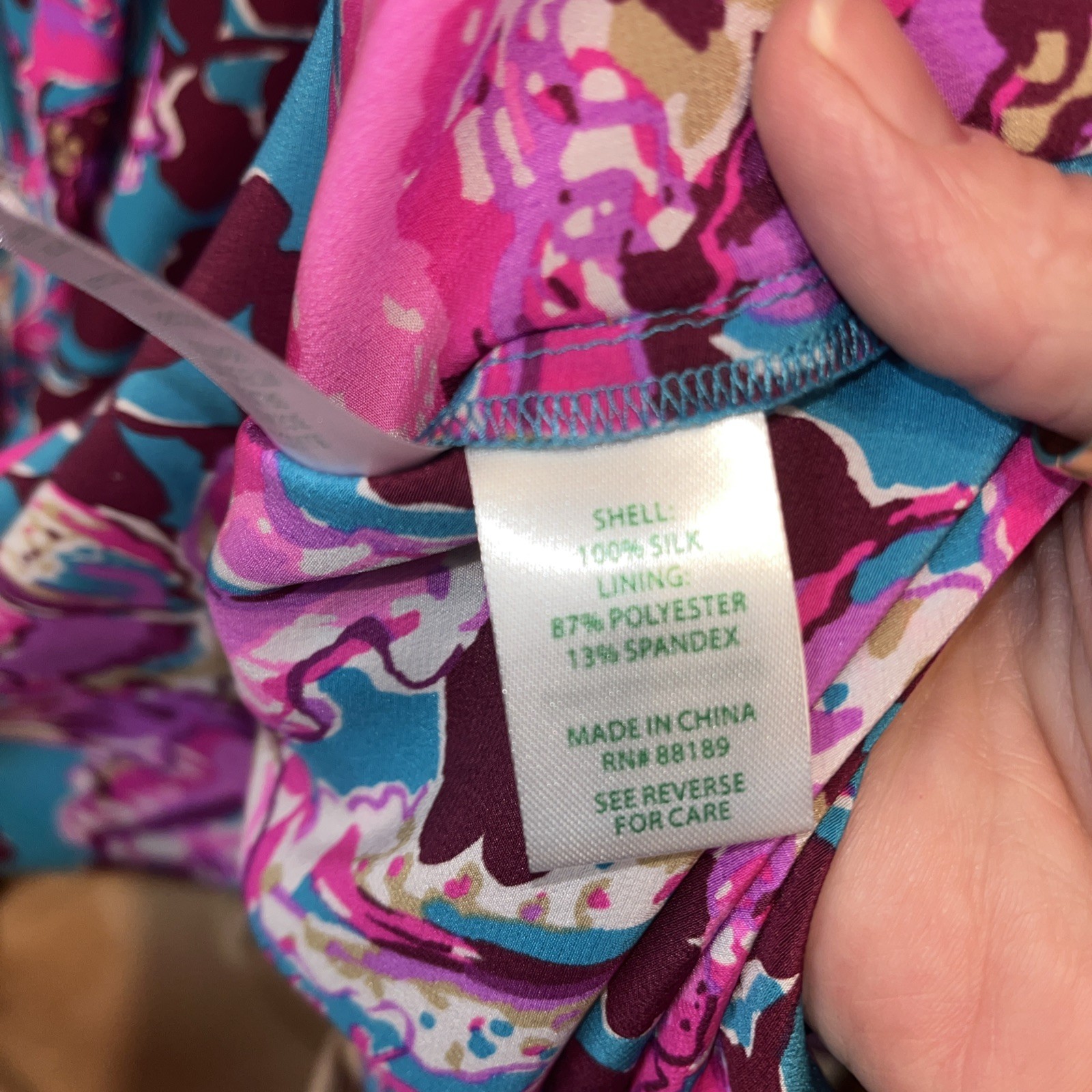 Lilly Pulitzer Monnae Silk Maxi Caftan Ruffle rhapsody orchid you not NWT L/XL