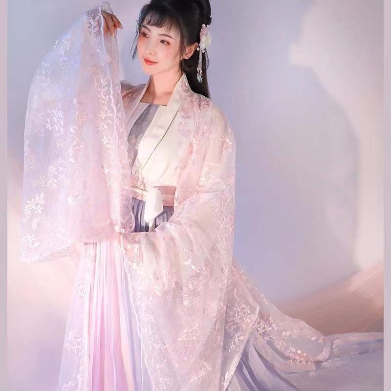 Women Oriental Ancient Chinese Traditional Hanfu Fairy Princess Dress Outfits