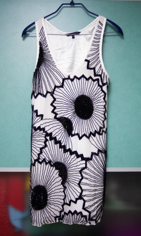 Women French Connection Dress White 36 / S / 44 #8LQ1