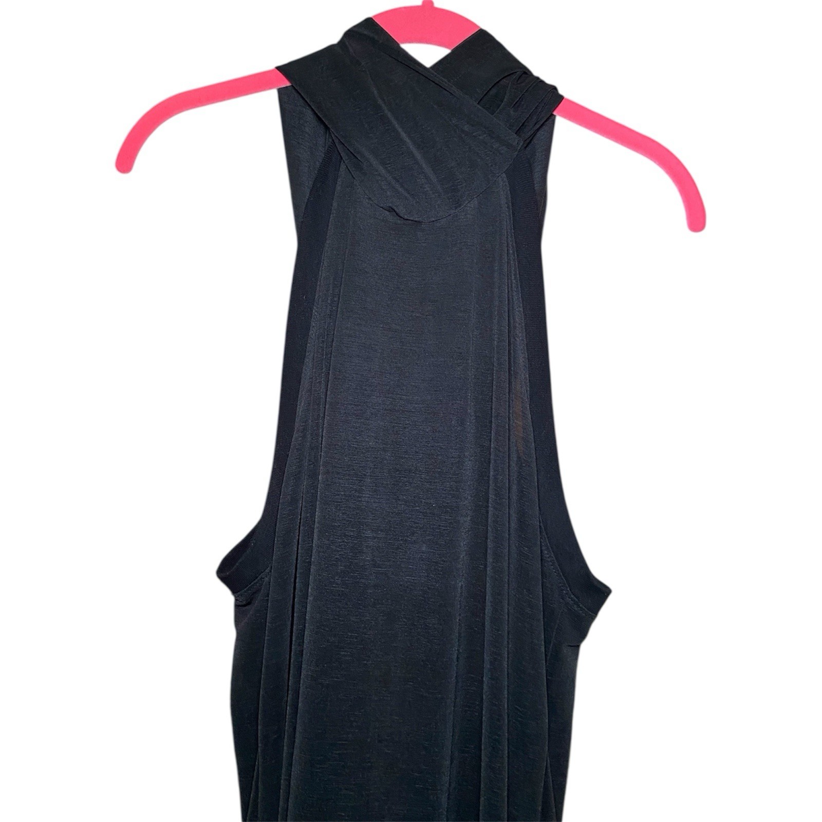 Dolls Kill Mesh Hooded Side Slit Maxi Dress Size Large Witchy Goth
