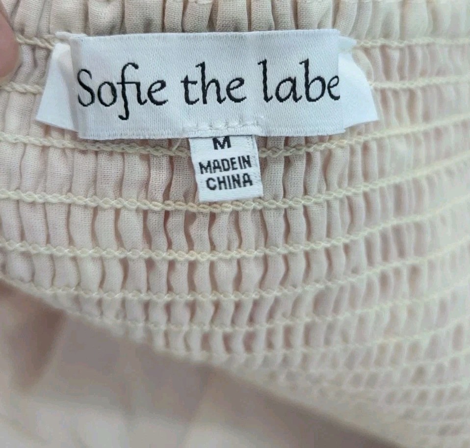 Sofie The Label Ruffled Dress Size Medium