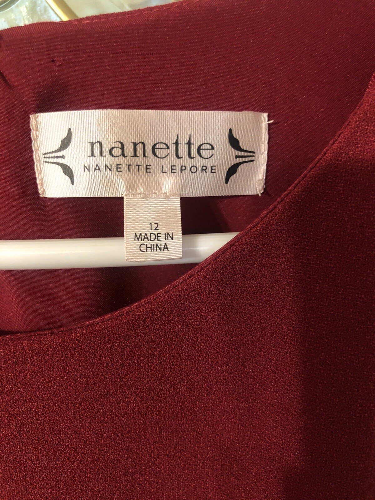 $149 NANETTE LEPORE Dress BELLA DONNA Bell Sleeve Sz 12 NWT