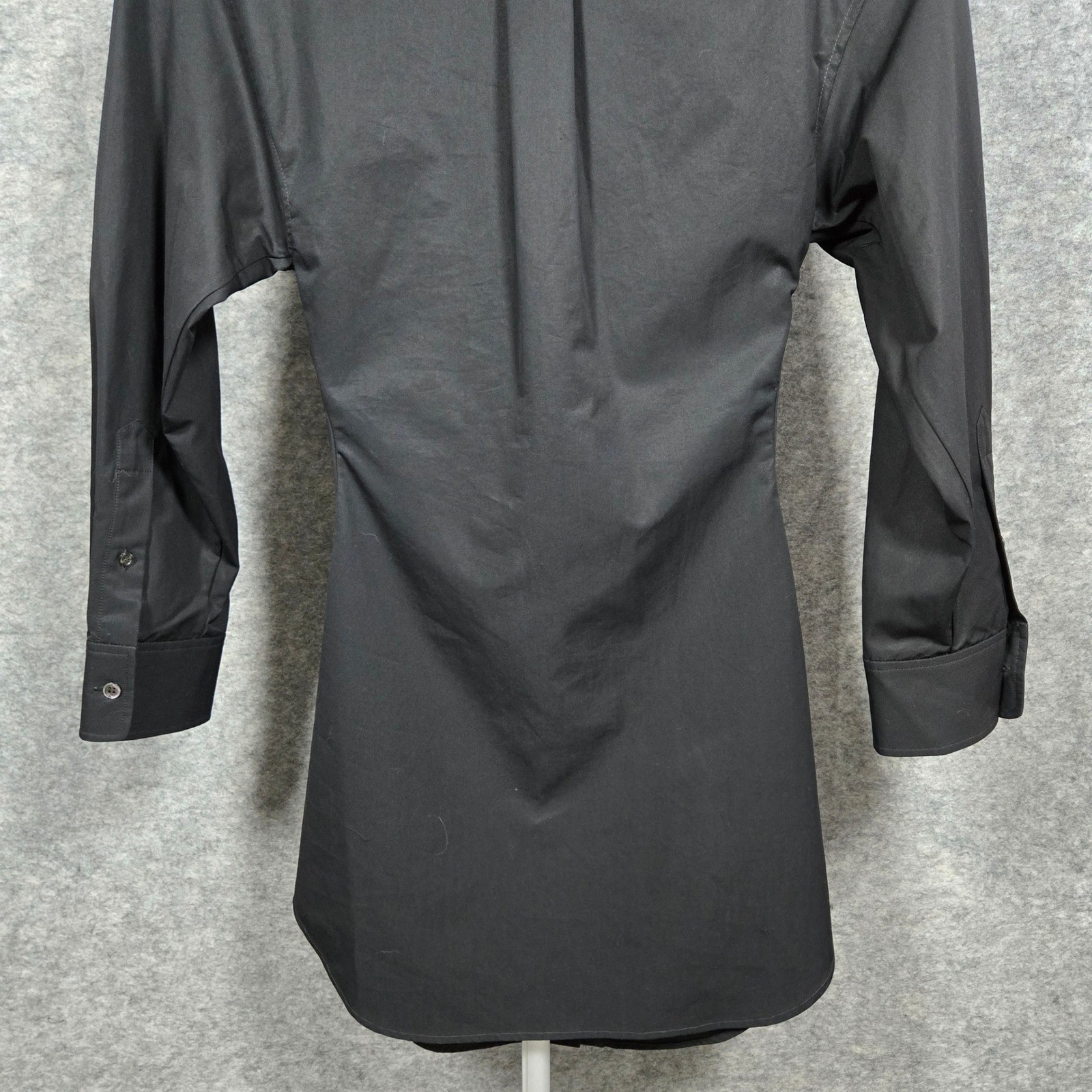 Alexander Wang Womens Black Crystal Bow Cinched Button Down Shirt Dress XS/S