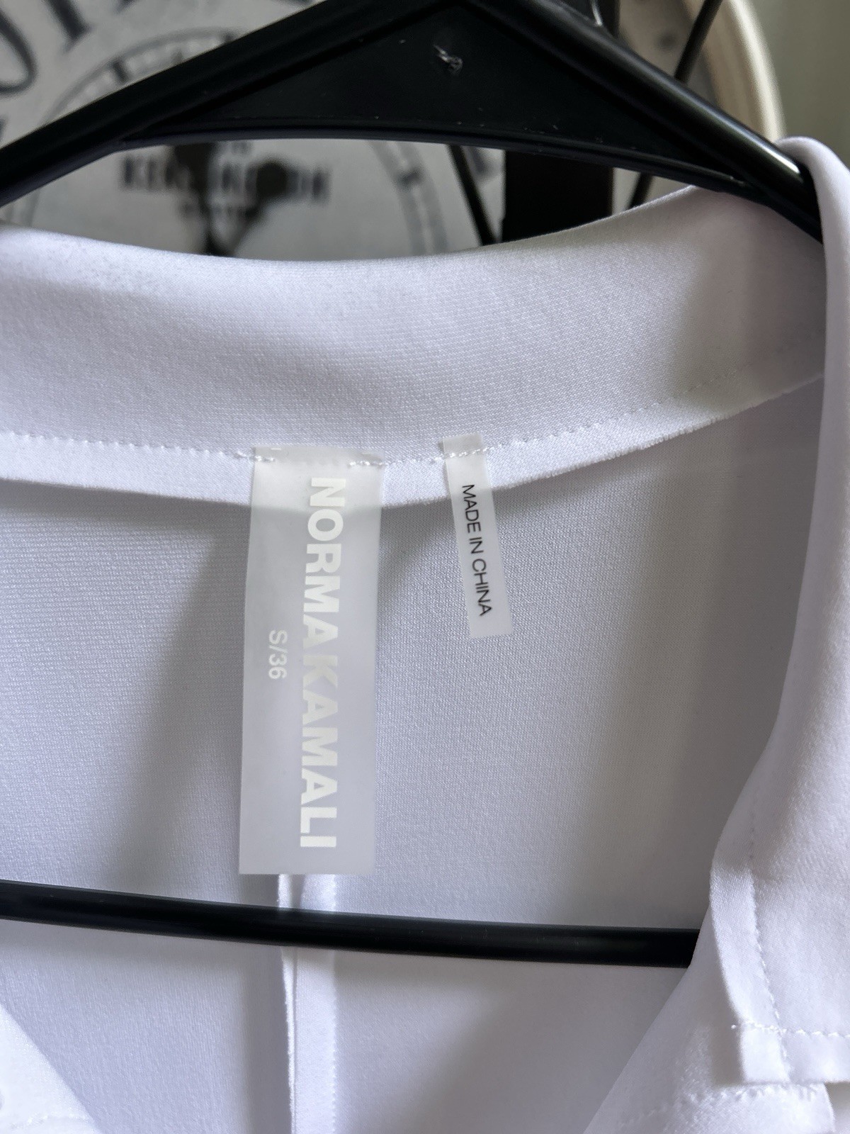 NEW NWT $185 NORMA KAMALI ty tie front NK shirt dress to mid calf white sz S