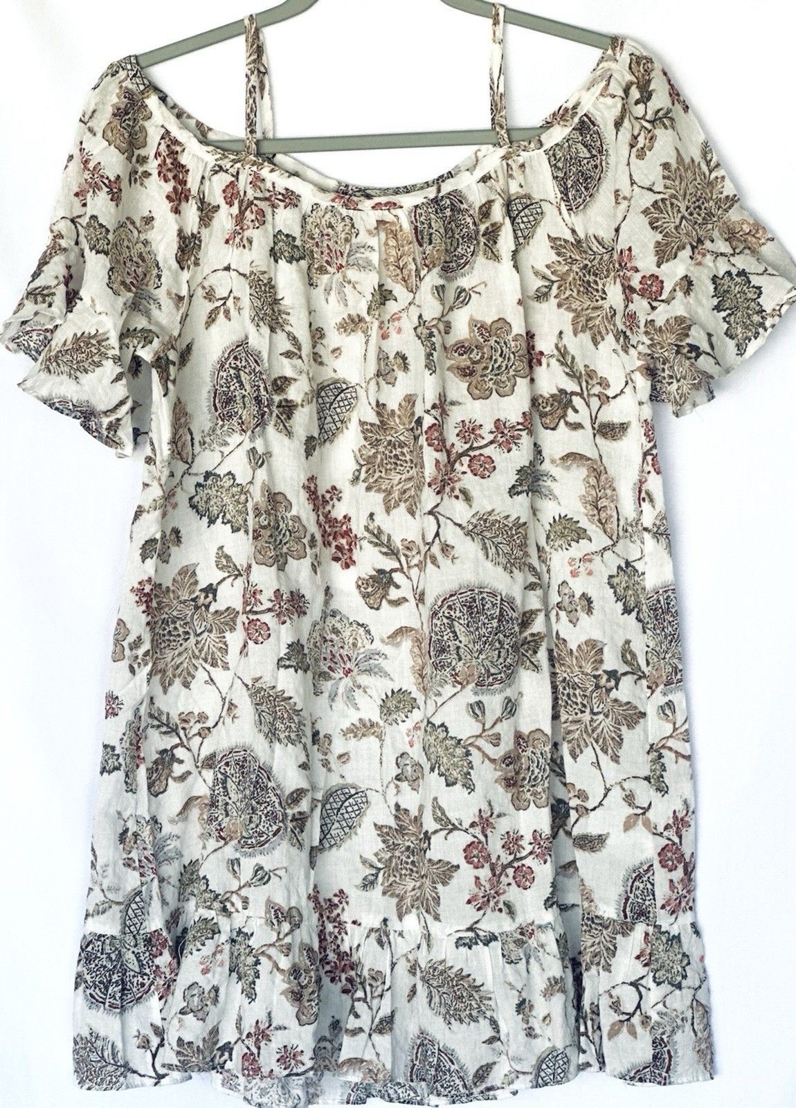 Easel Floral Off Shoulder Cold Shoulder Shift Short Dress Women S ET6586