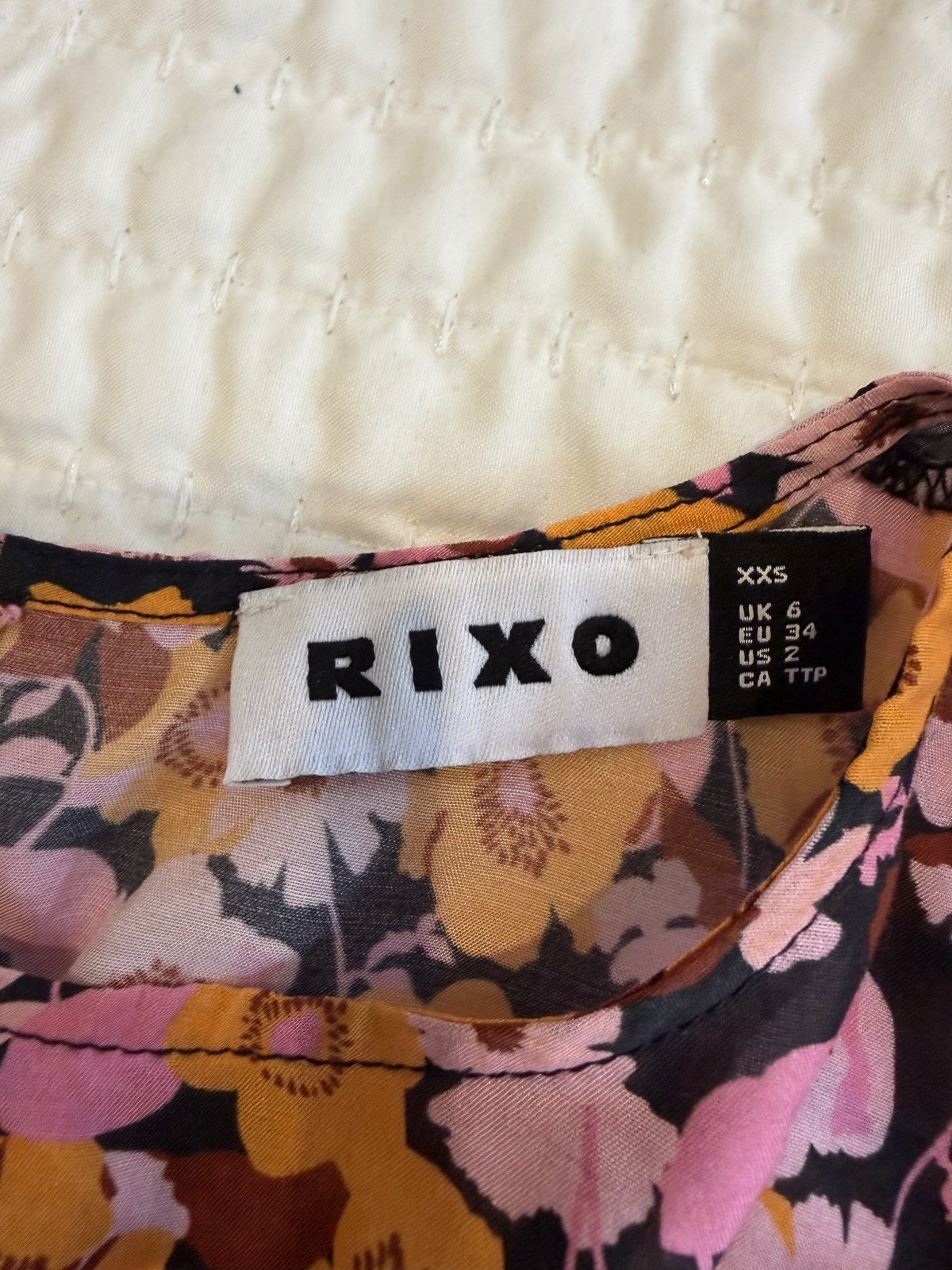 Rixo Floral Silk Blend Maxi Dress Size XXS/US 2