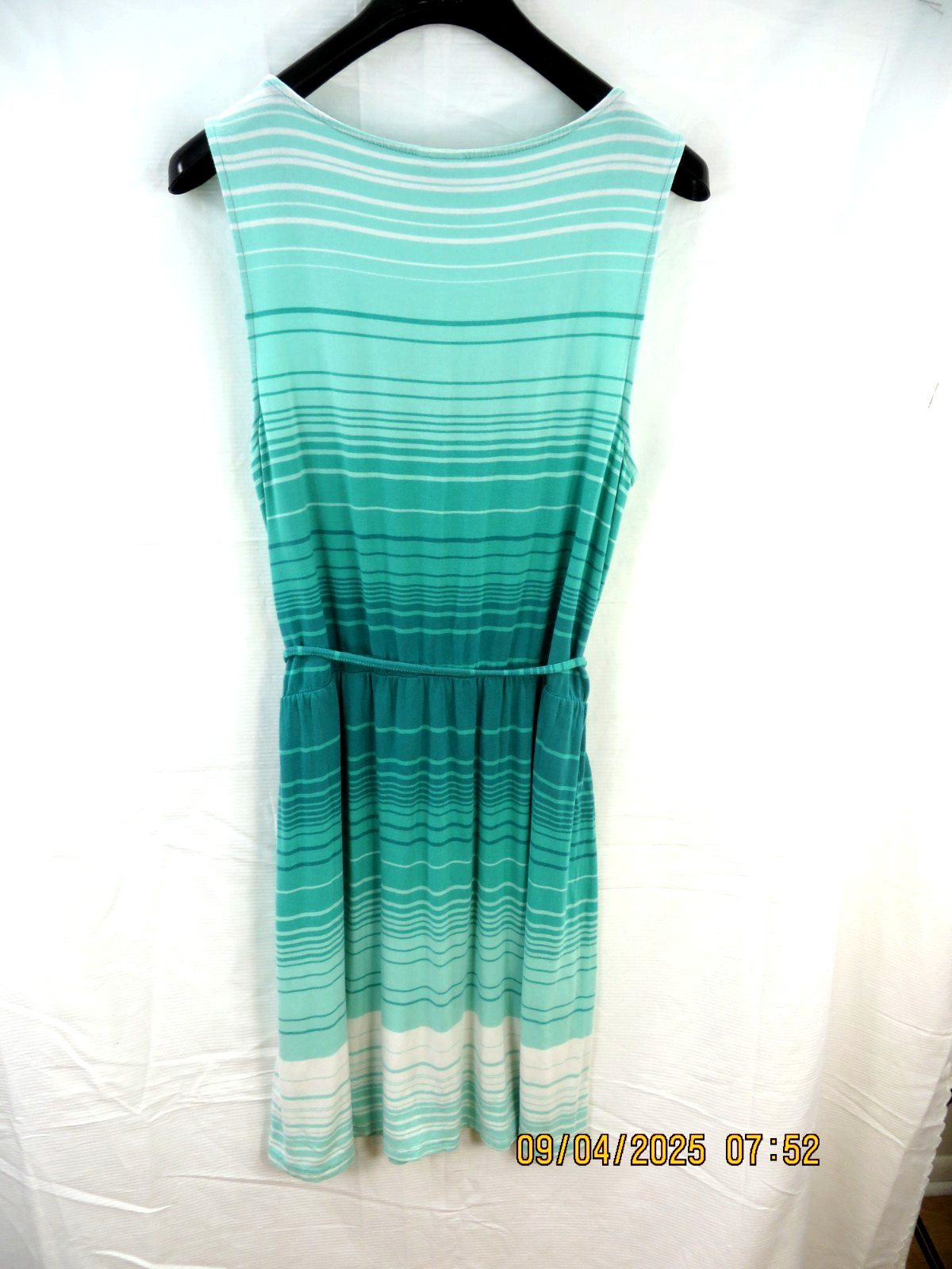 MERONA SZ XL Rayon/Spand Paris Green/Aqua Soft Knit Summer Tunic Dress