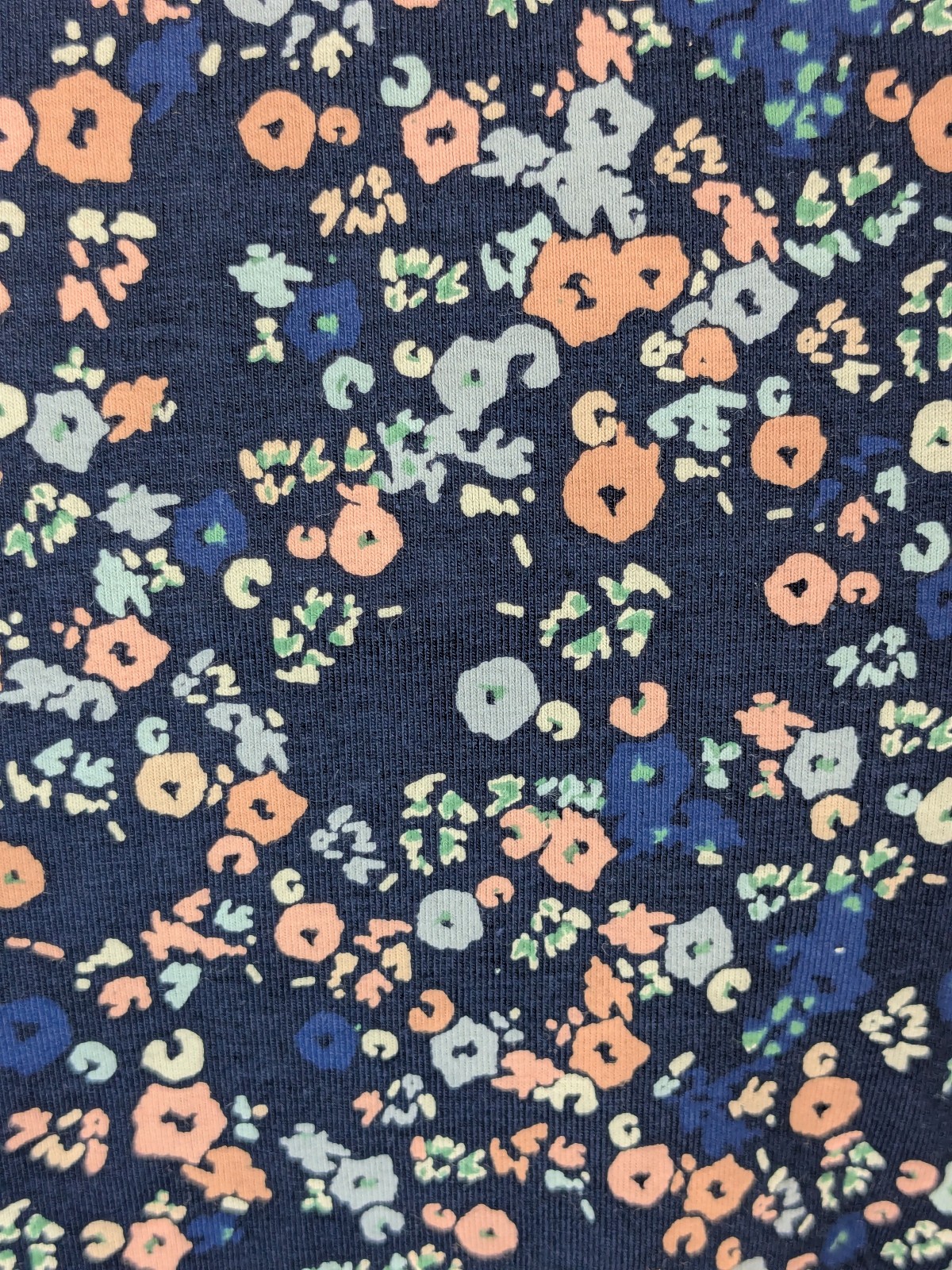 Isabel Maternity by Ingrid & Isabel Blue Floral Short Sleeve Midi Dress L NWT