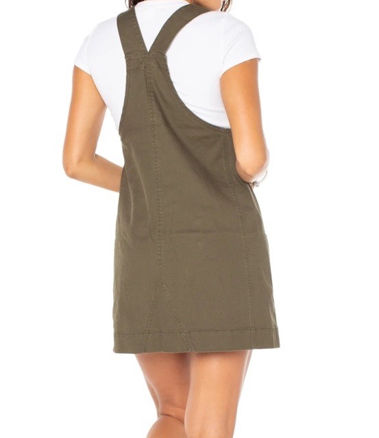 Celebrity Pink Juniors Size S Cotton Button-Front Pinafore Casual