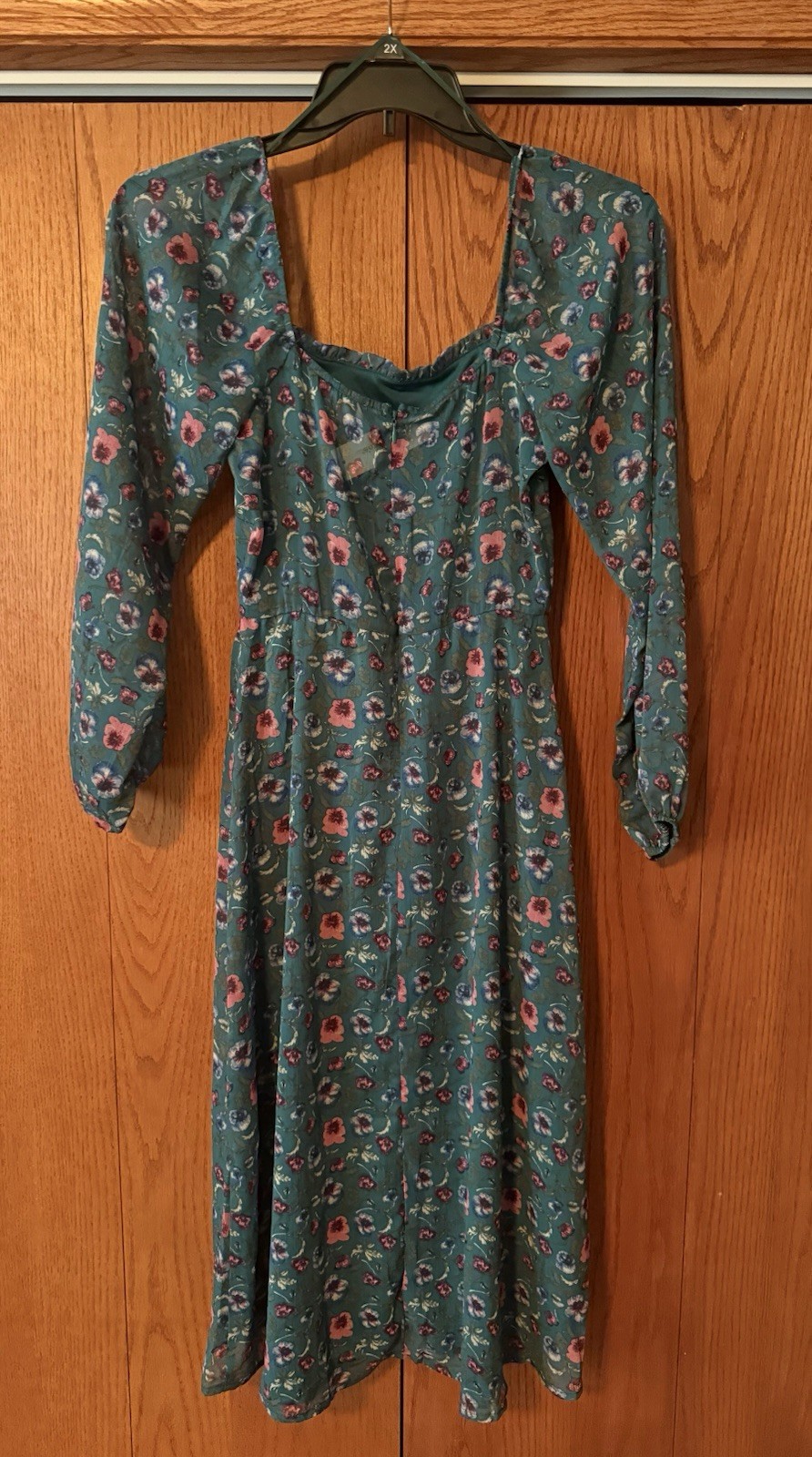 NWT Miami For Francesca’s Womens Boho Cottage Style Dress Size Small No Stretch
