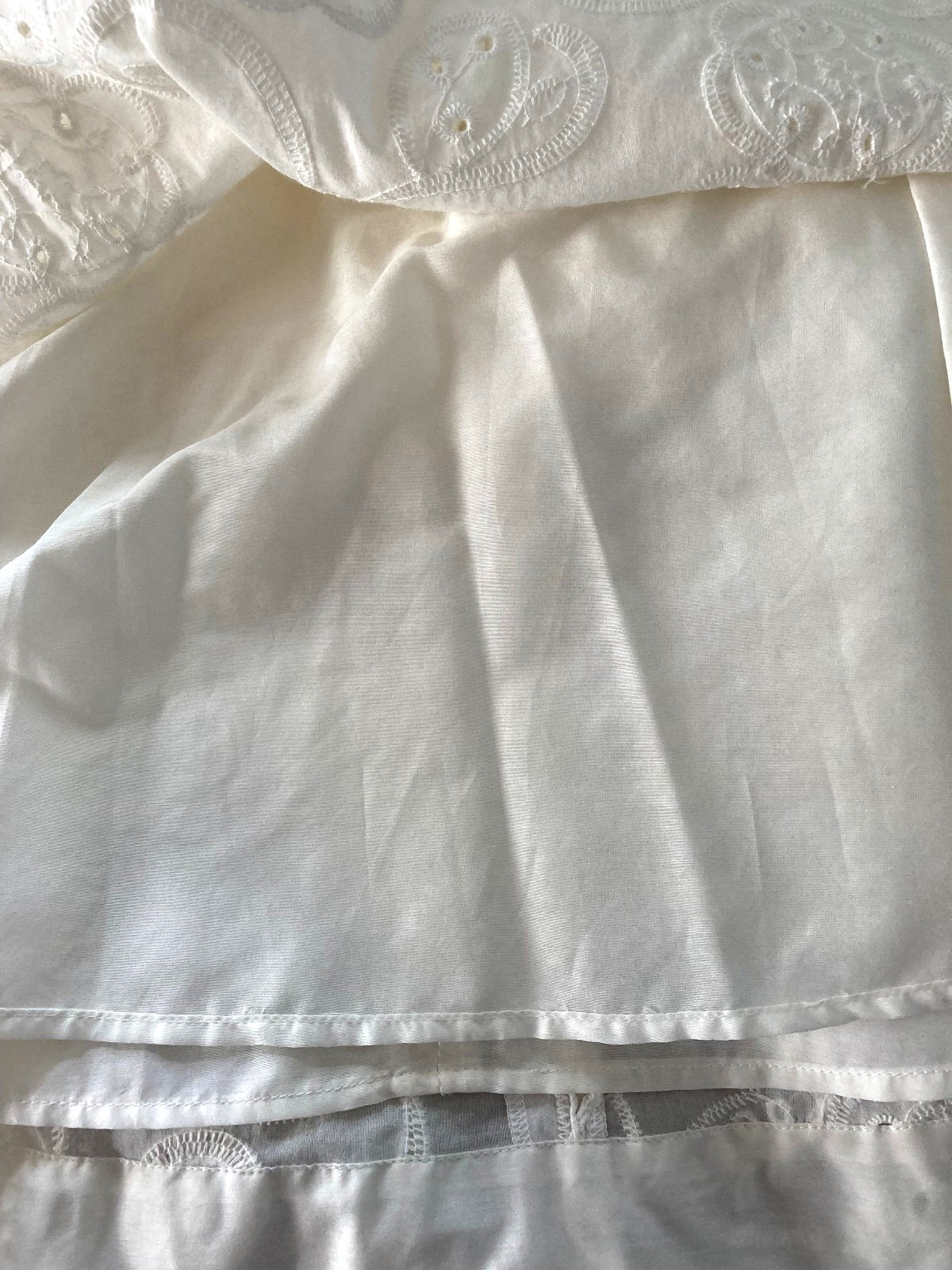 NWT Elie Tahari Fully EMBROIDERED Lined Cotton Fit & Flair Dress Sz 8 White $395