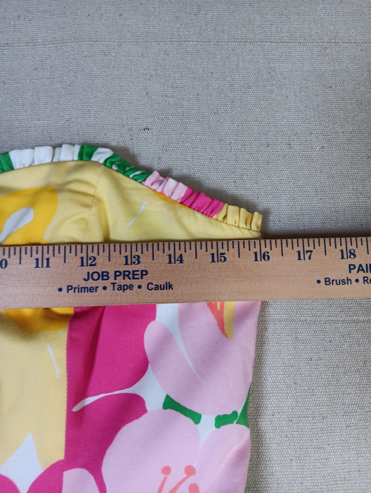 Lilly Pulitzer Lavish Lilly’s Strapless Dress Size 6 “Blossom” White Pink Yellow
