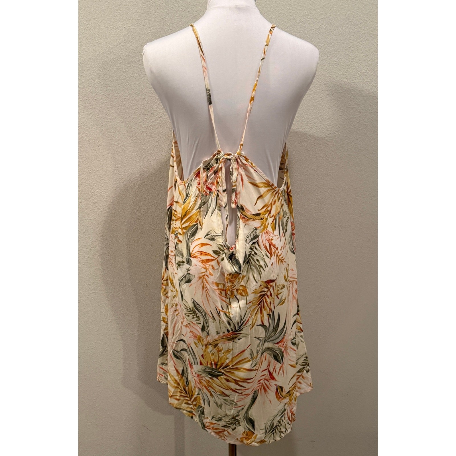 Rip Curl Havana Cover Up Floral Mini Dress XL Tropical Beach NEW Flowy Vacation