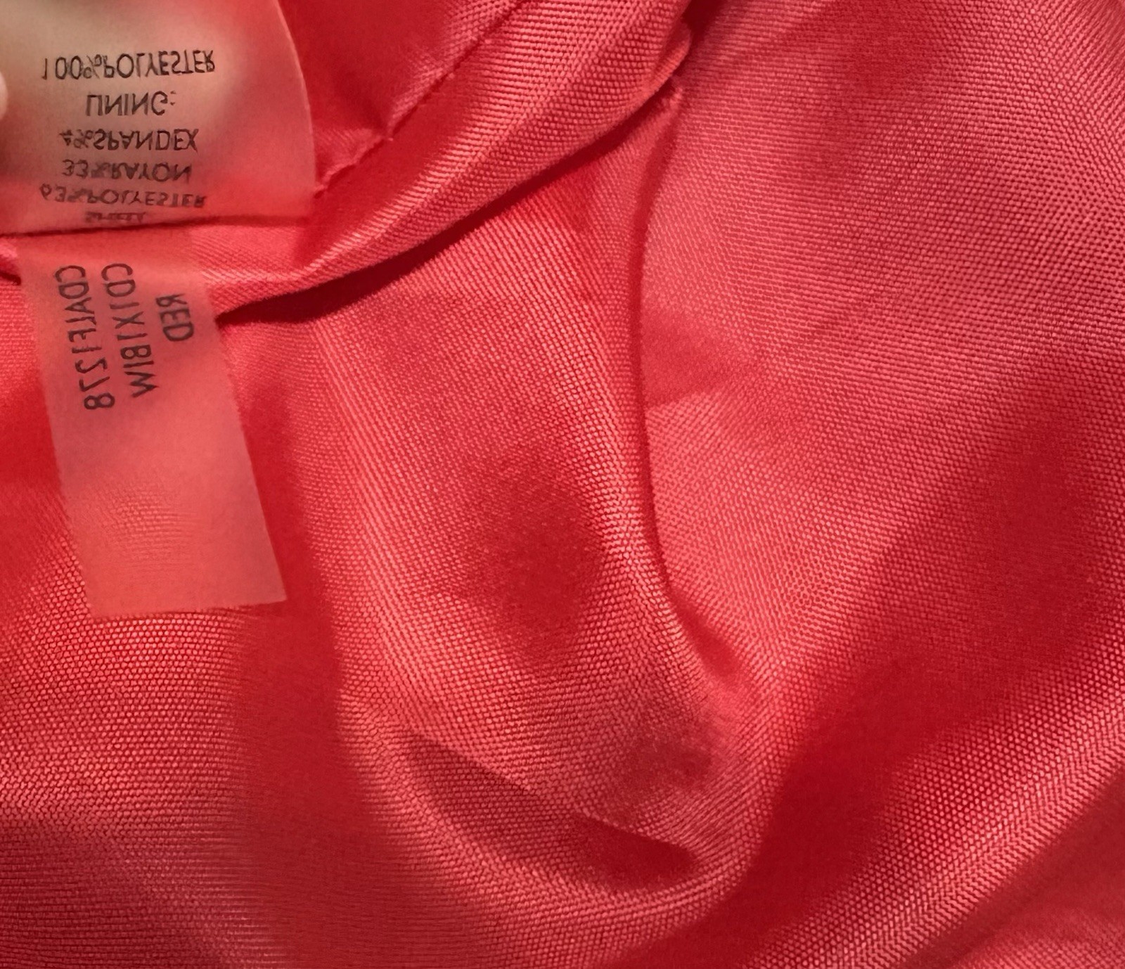 Calvin Klein Red Double Breasted Trench Dress with Belt Size S