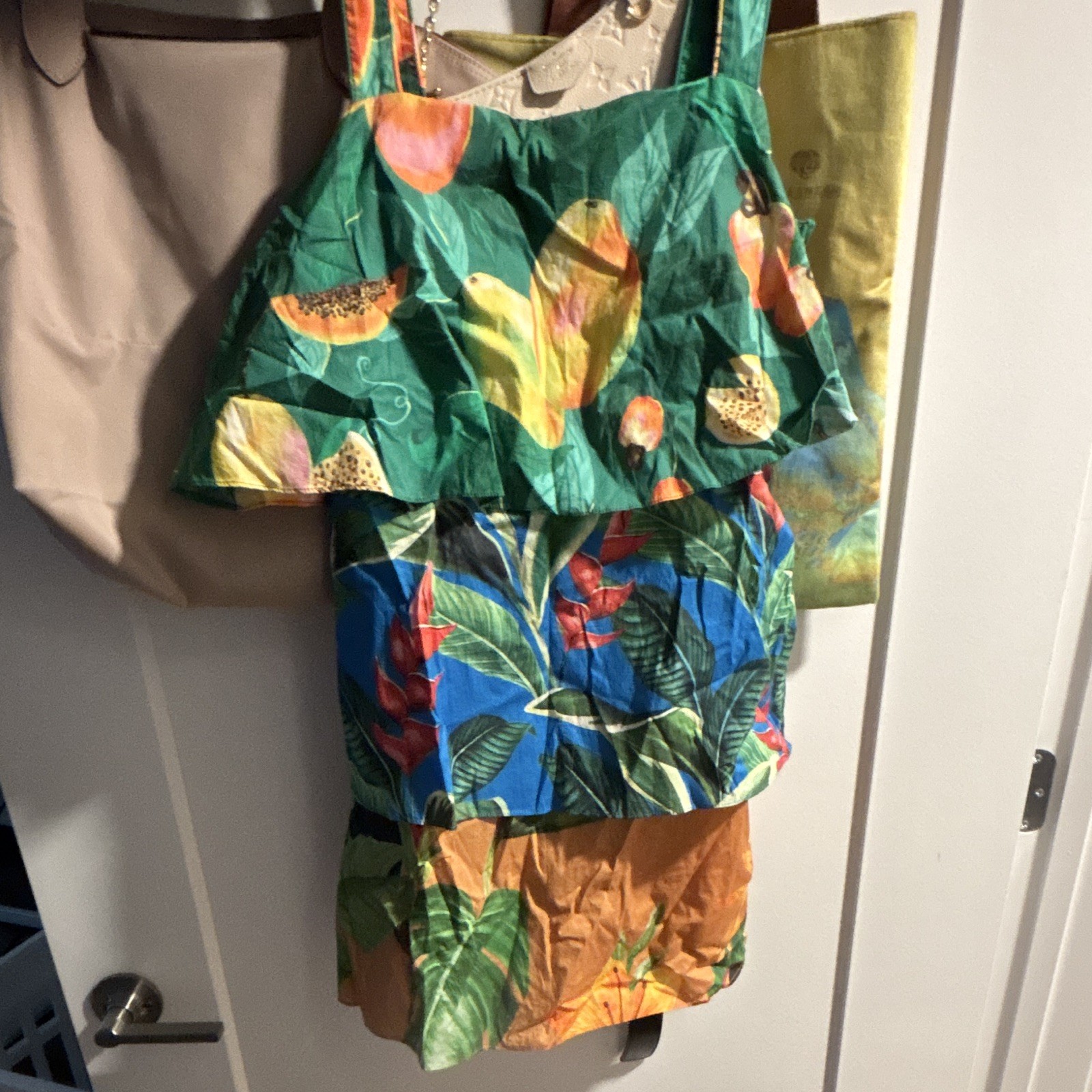 Farm Rio • Mixed Print Layered Mini dress • Size S