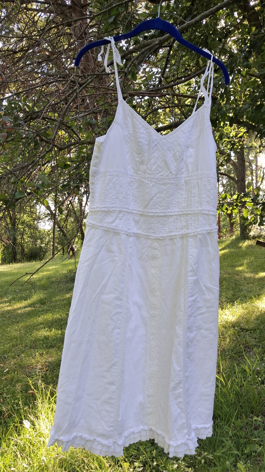 Speed Control New York 100% Cotton Sundress Cottagecore Sz L Runs Small 8/10
