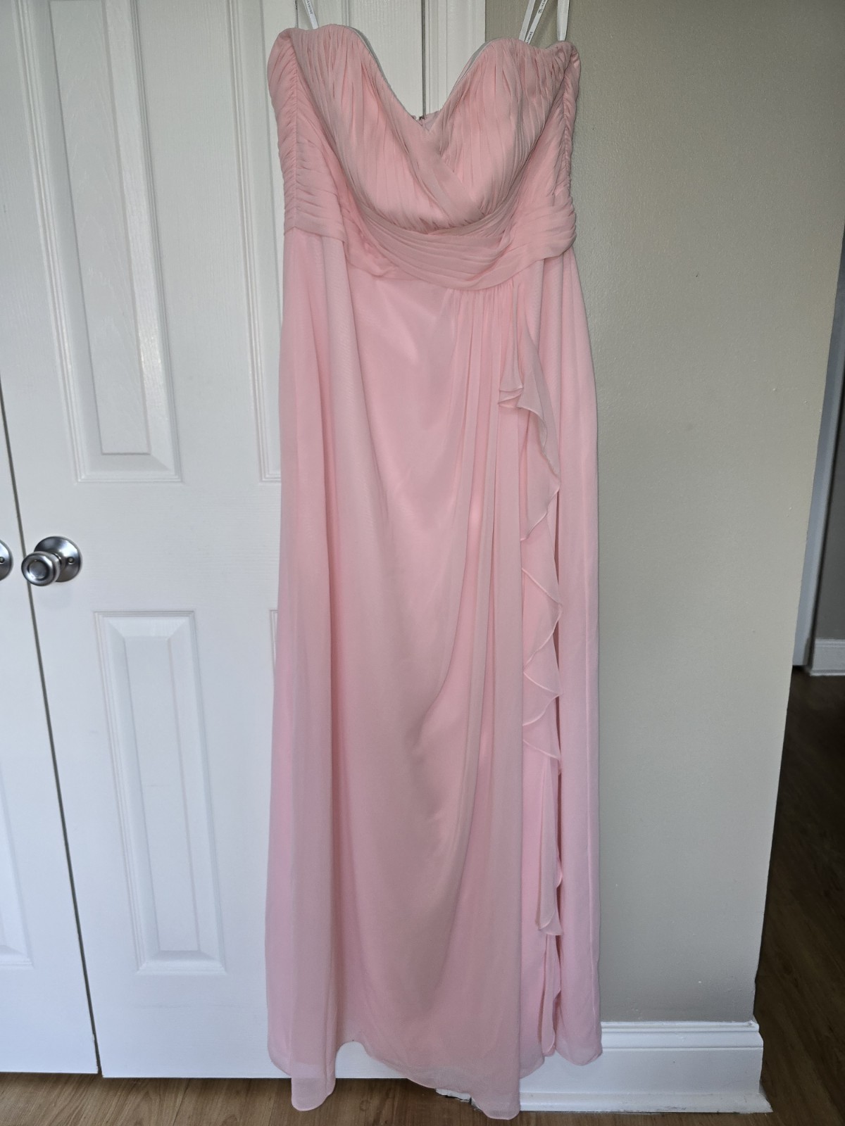 B2 Jasmine Strapless Evening Gown Formal Elegant Bridesmaid NWT Pink Size 16