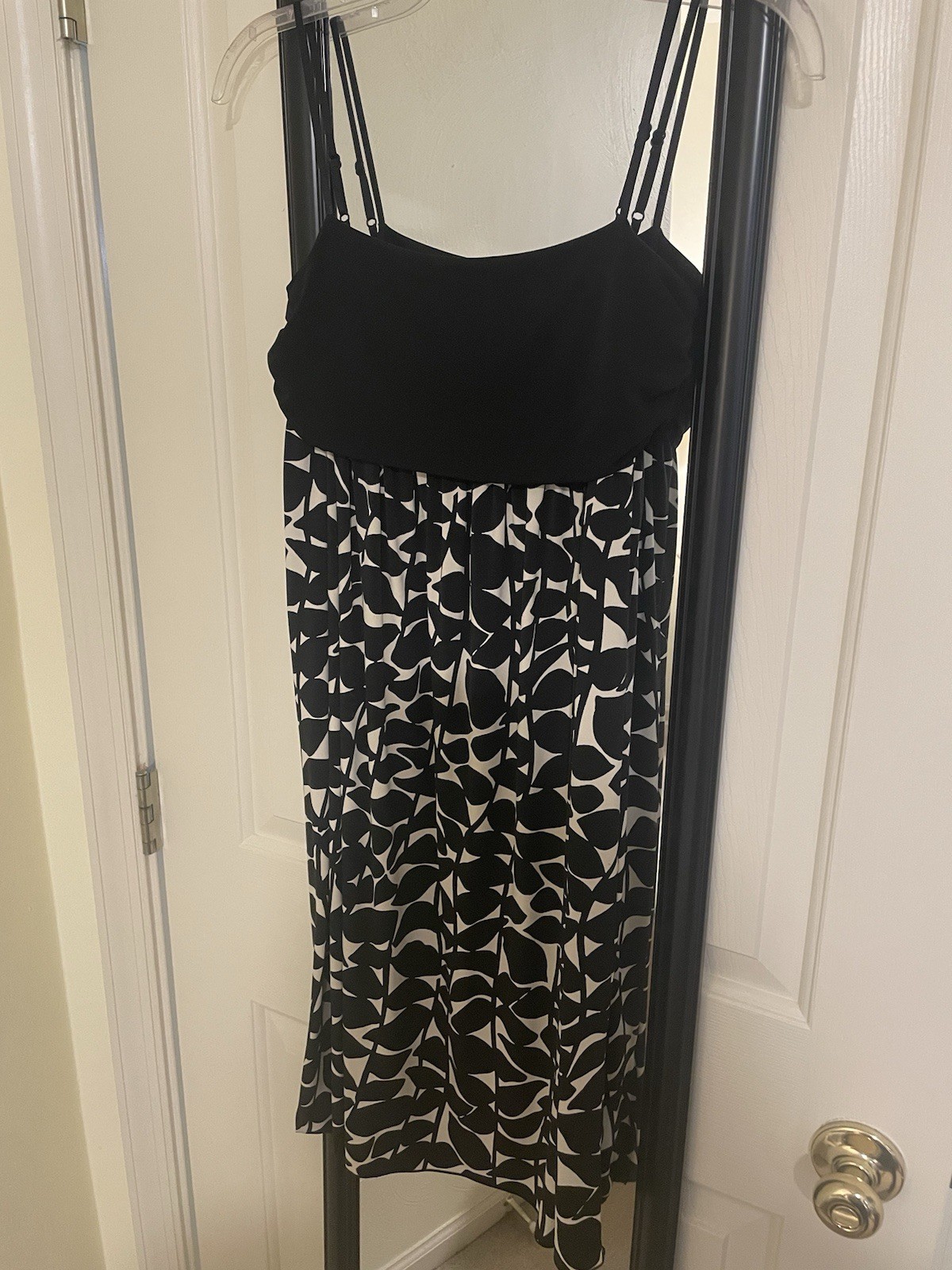 M.S.S.P. Max Studio Specialty Products Black and White Cocktail Dress Size Small