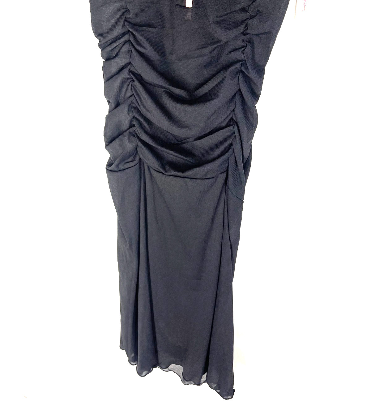 Y2K Speechless Dress M Black Mesh Sheer Whimsi Goth Grunge Vamp VTG NEW