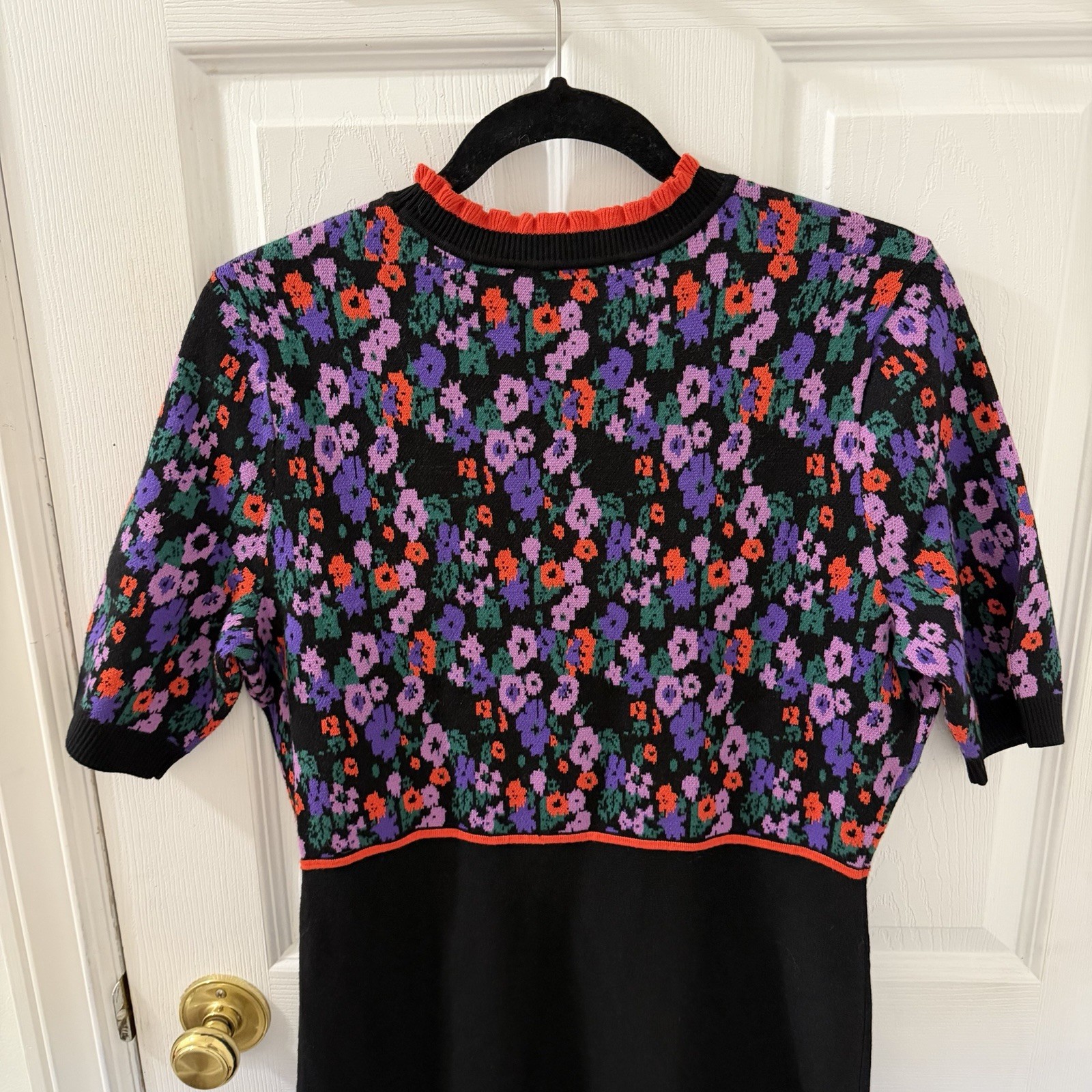LK Bennett Joy Pop Floral Jacquard LENZING™ ECOVERO™ Viscose Dress Medium