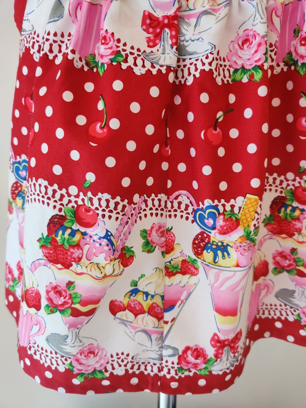 Ice Cream Print Dress by Serendipity Girls Designer Dresses