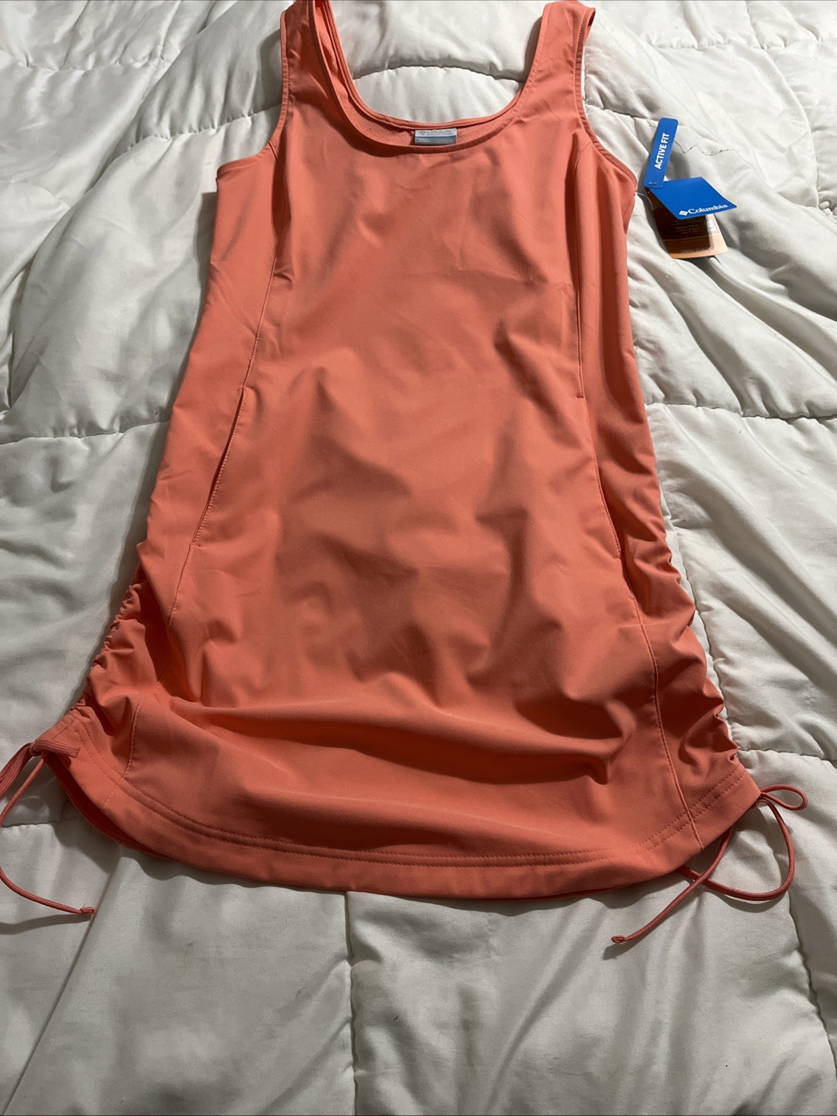 Woman’s Dresses Columbia All Seasons Peach Size Small Active Fit 50 UPF NWT