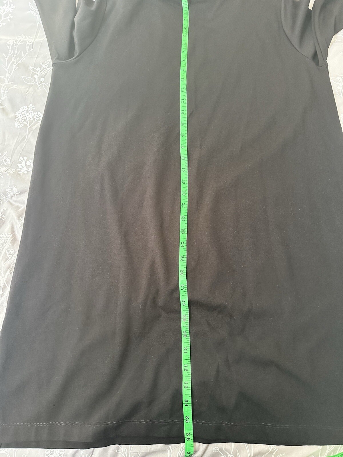 H&M Basics 3/4 To Long Sleeve knit Knee Length Black SZ XL Dress NWT